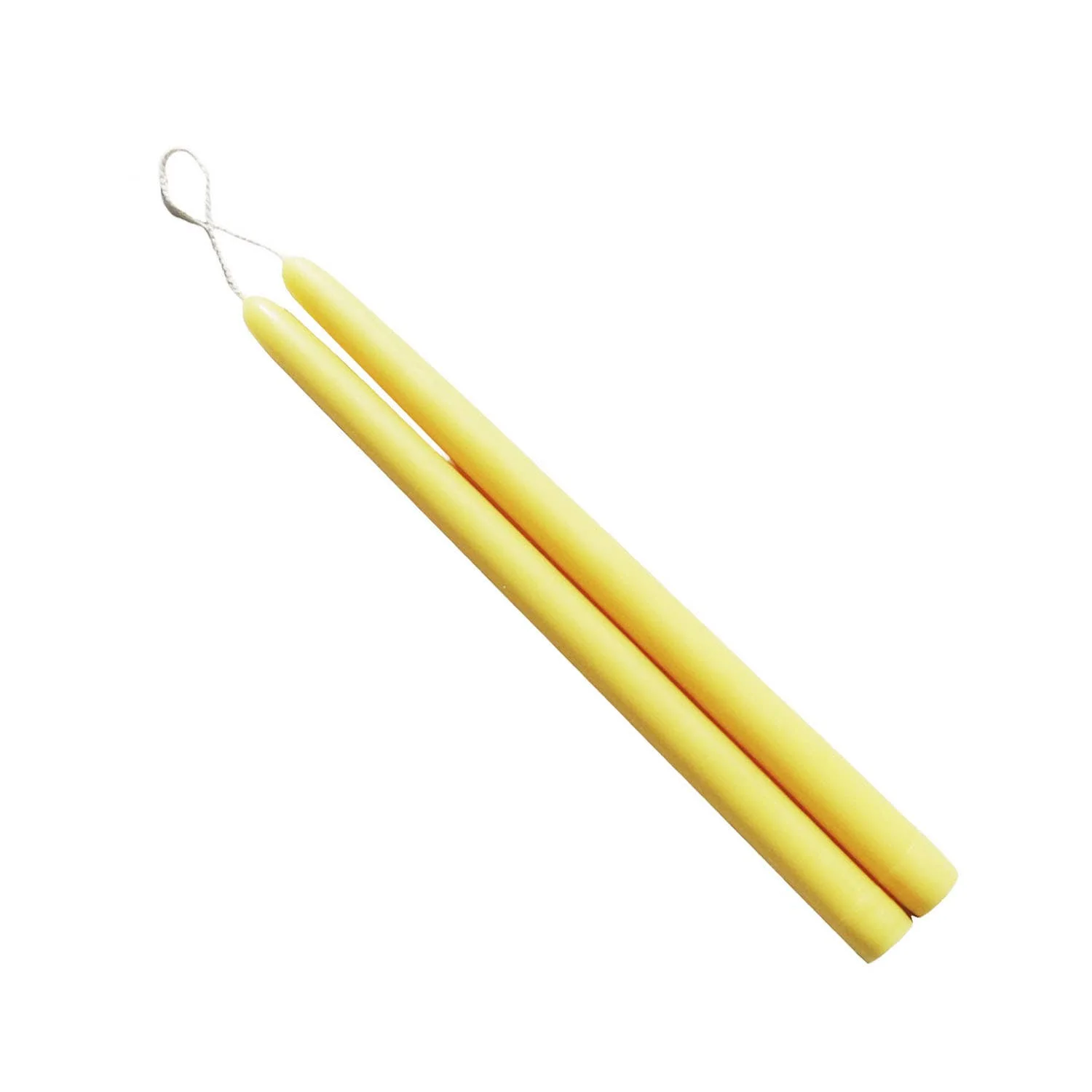 10" Gift Boxed Pure Beeswax Taper Candles - Natural Beeswax - Image 3