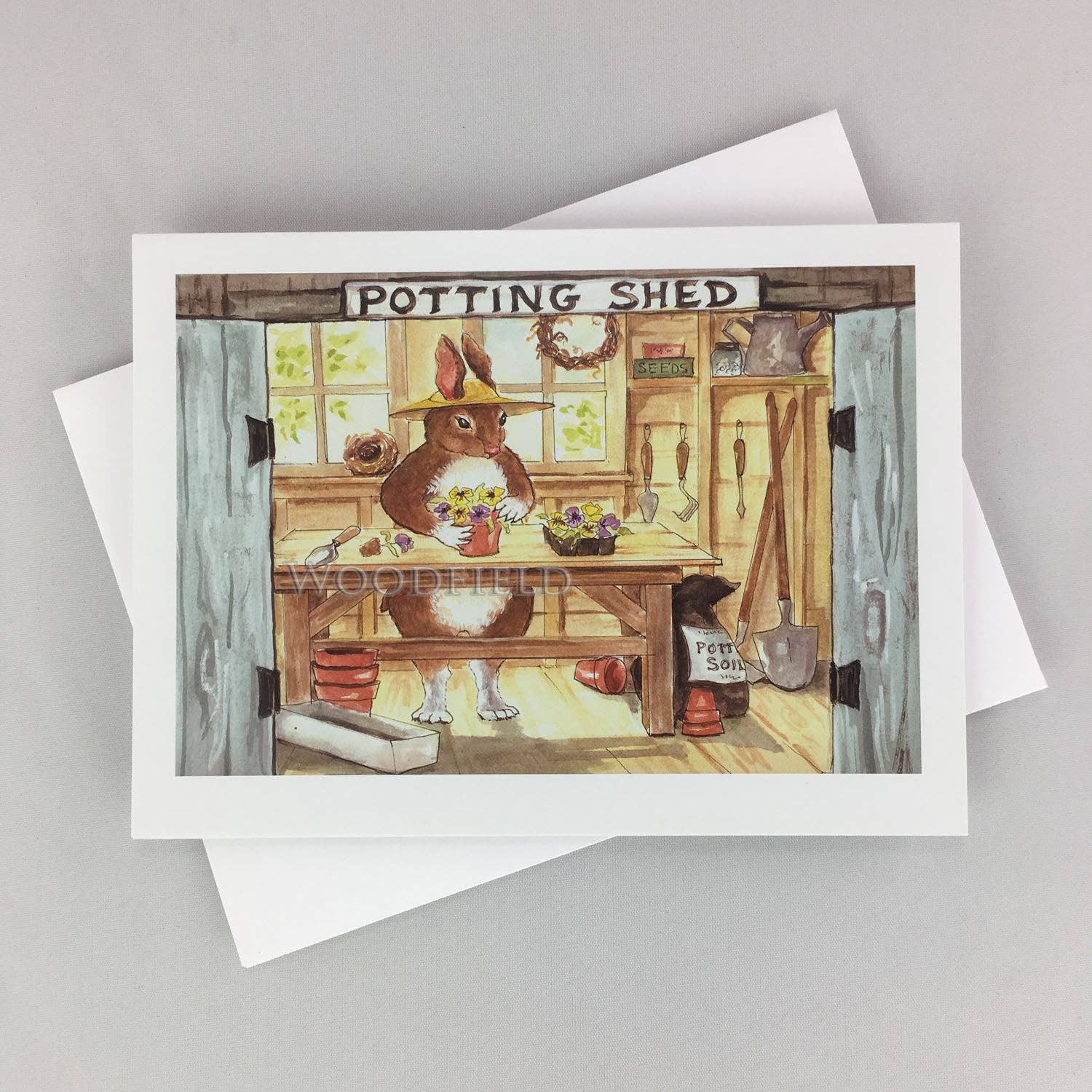 #10 - Lou-Lou's Potting Shed Notecard - Image 2