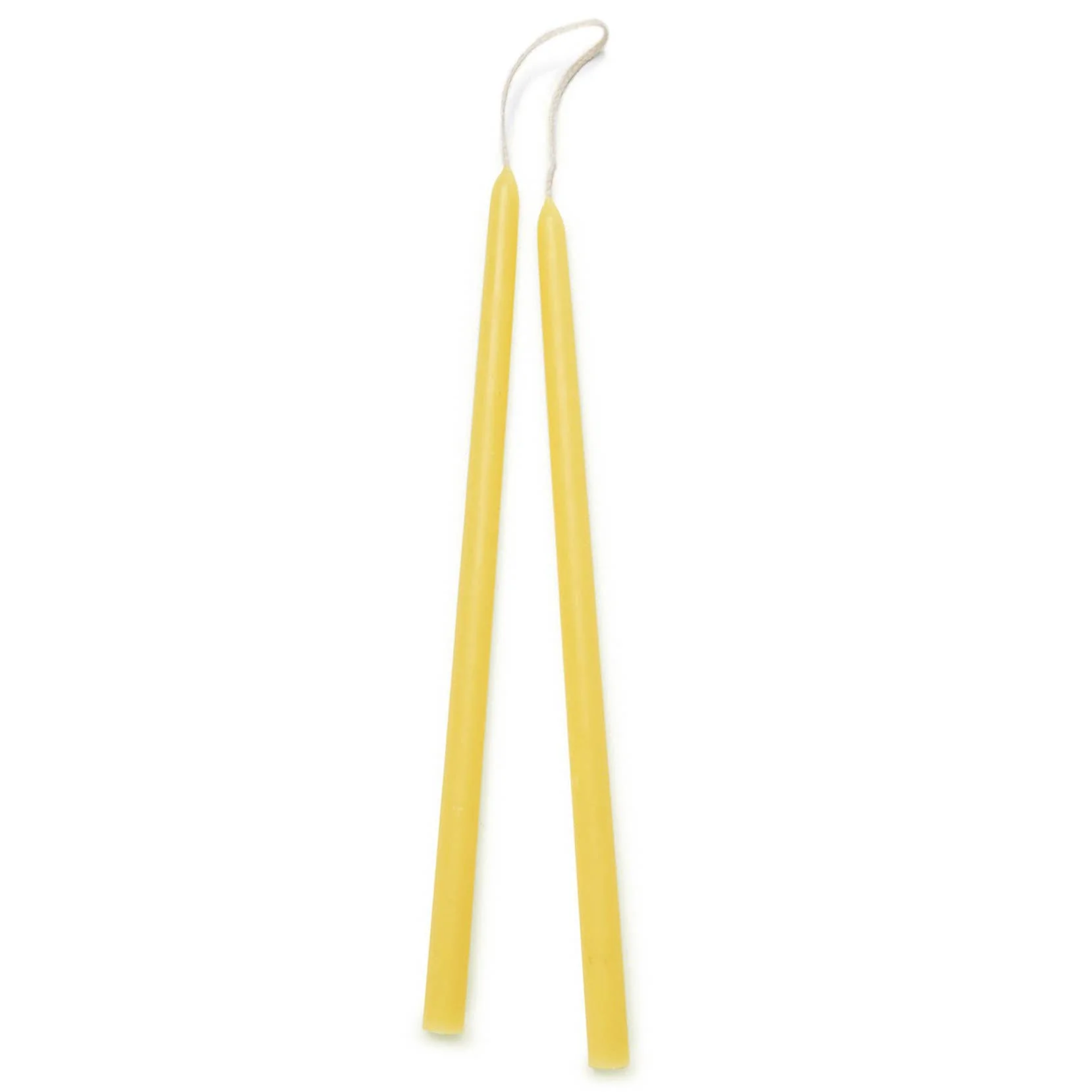 10" Pure Beeswax Hand Dipped Tiny Taper Candles - Image 2