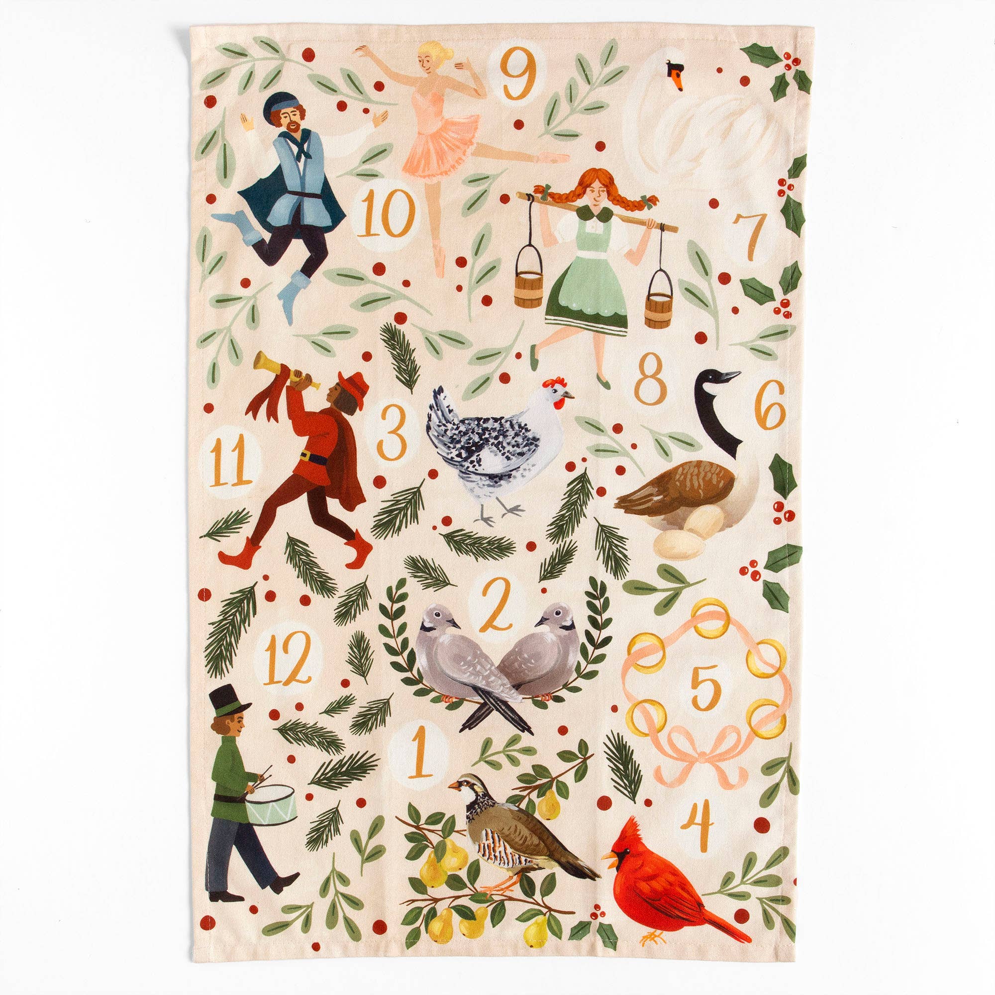 12 Days Of Christmas Kitchen Towel - Image 4