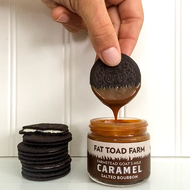 2oz Salted Bourbon Goat's Milk Caramel - Image 3