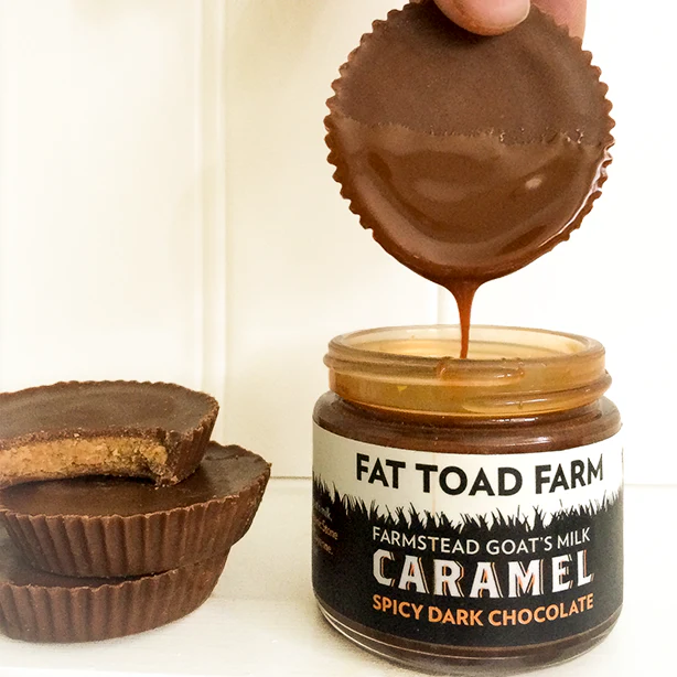 2oz Spicy Dark Chocolate Goat's Milk Caramel - Image 3