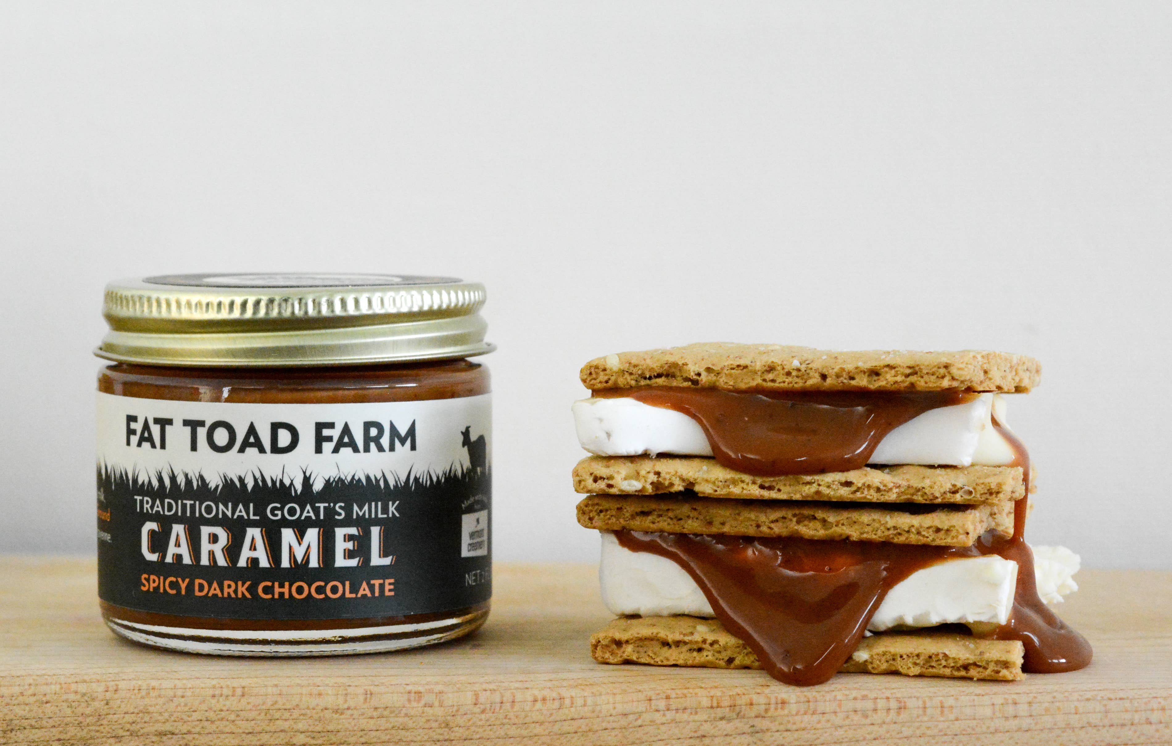 2oz Spicy Dark Chocolate Goat's Milk Caramel - Image 5