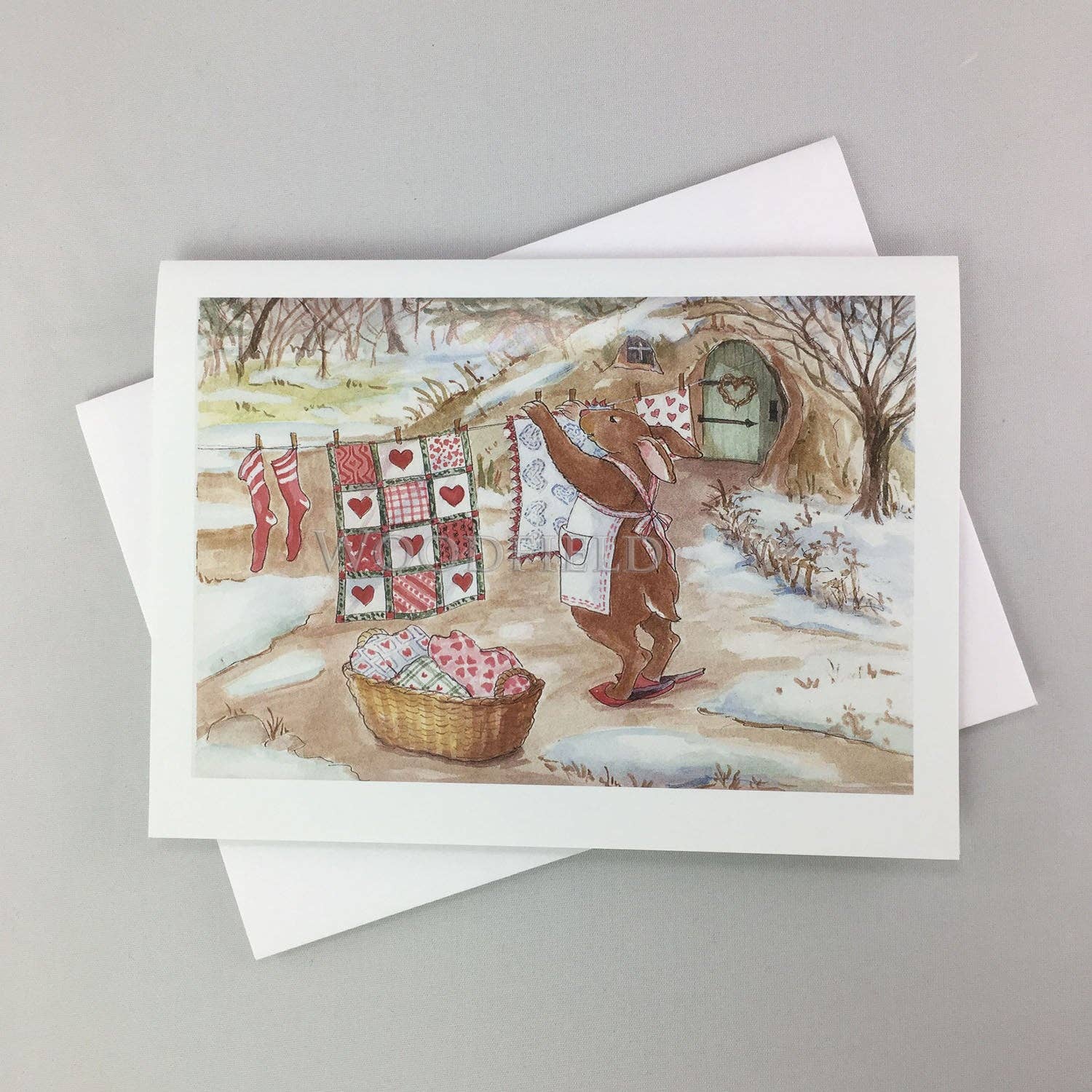 #763 - Rebecca's Hearts Notecard - Image 2