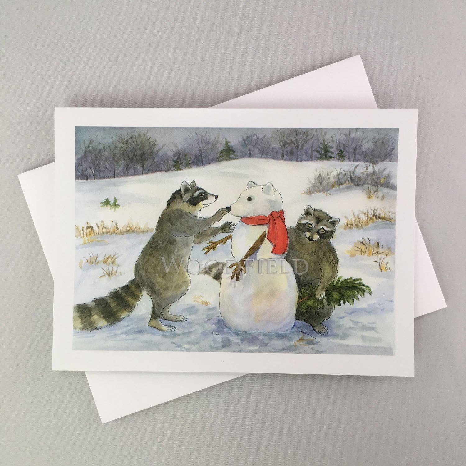 #766 - Building a Snow Racoon Notecard - Image 2