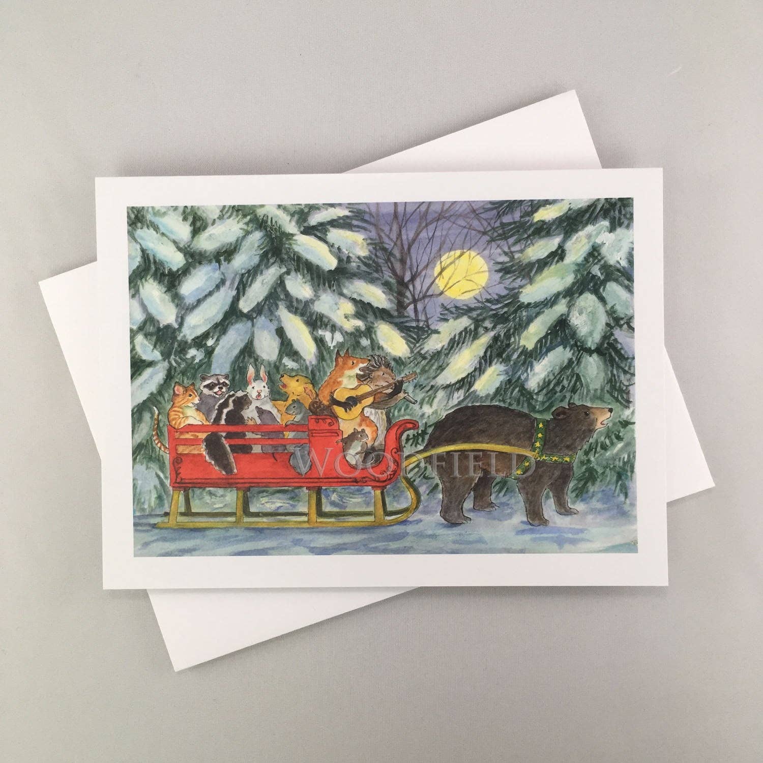 #771 - Sleigh Notecard - Image 2