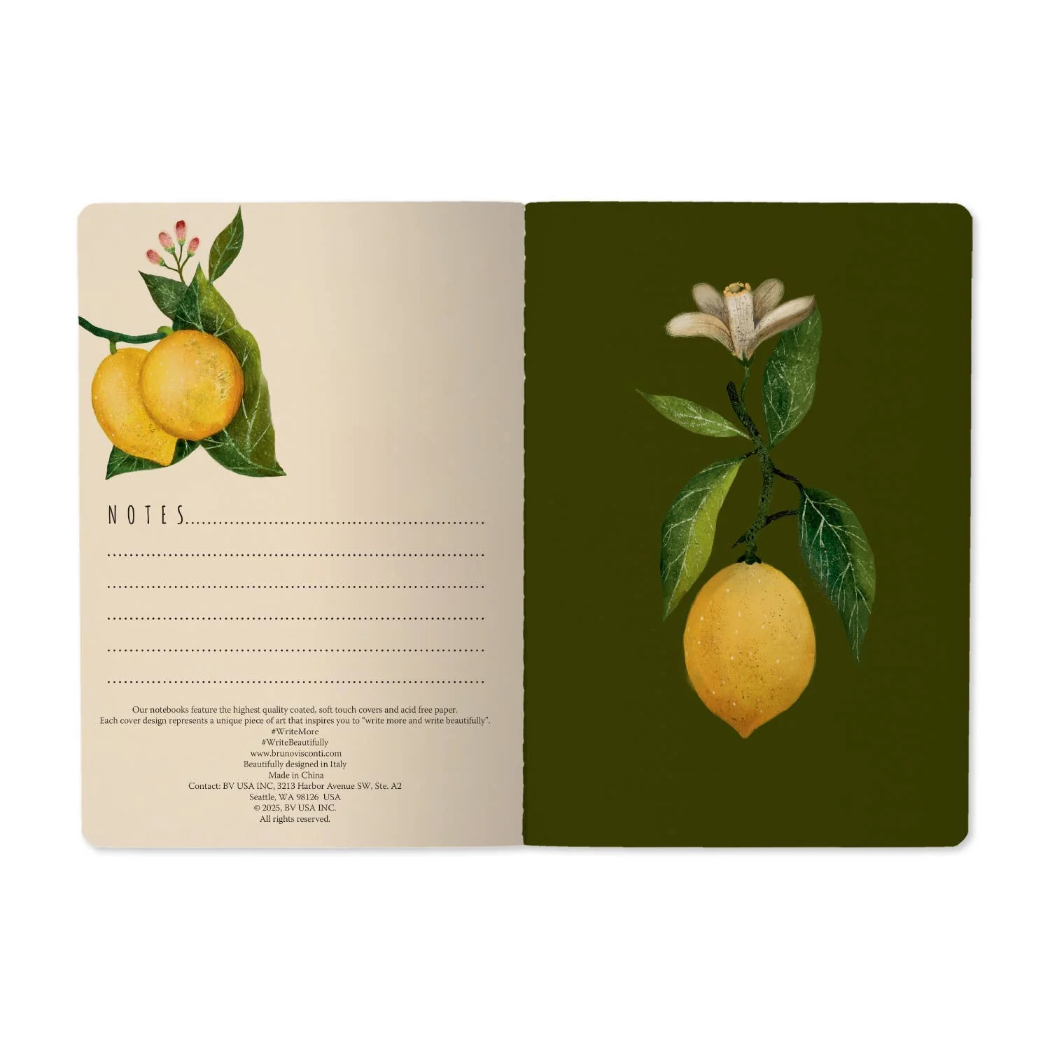 A5 Notebook - Lemons - Image 3