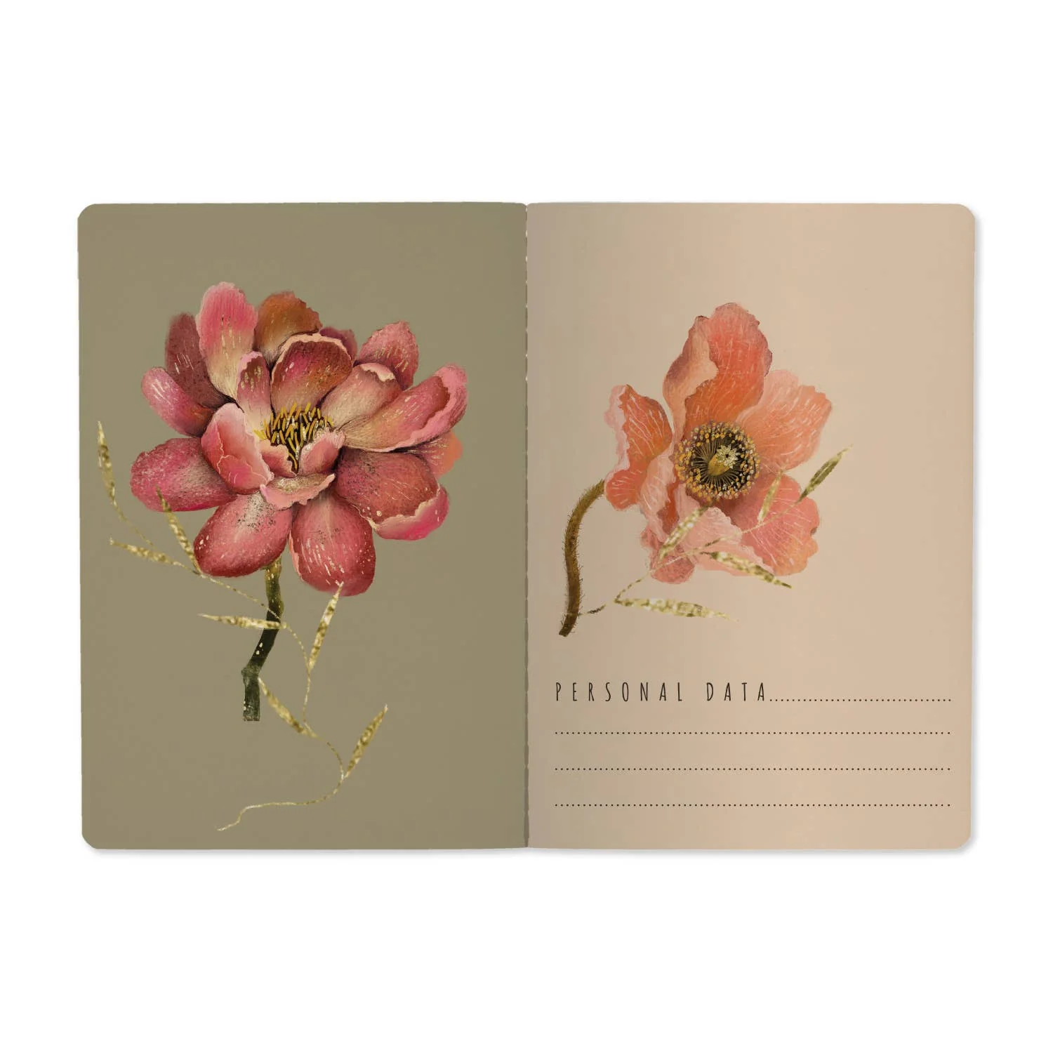A5 Notebook - Pink Blossoms - Image 2
