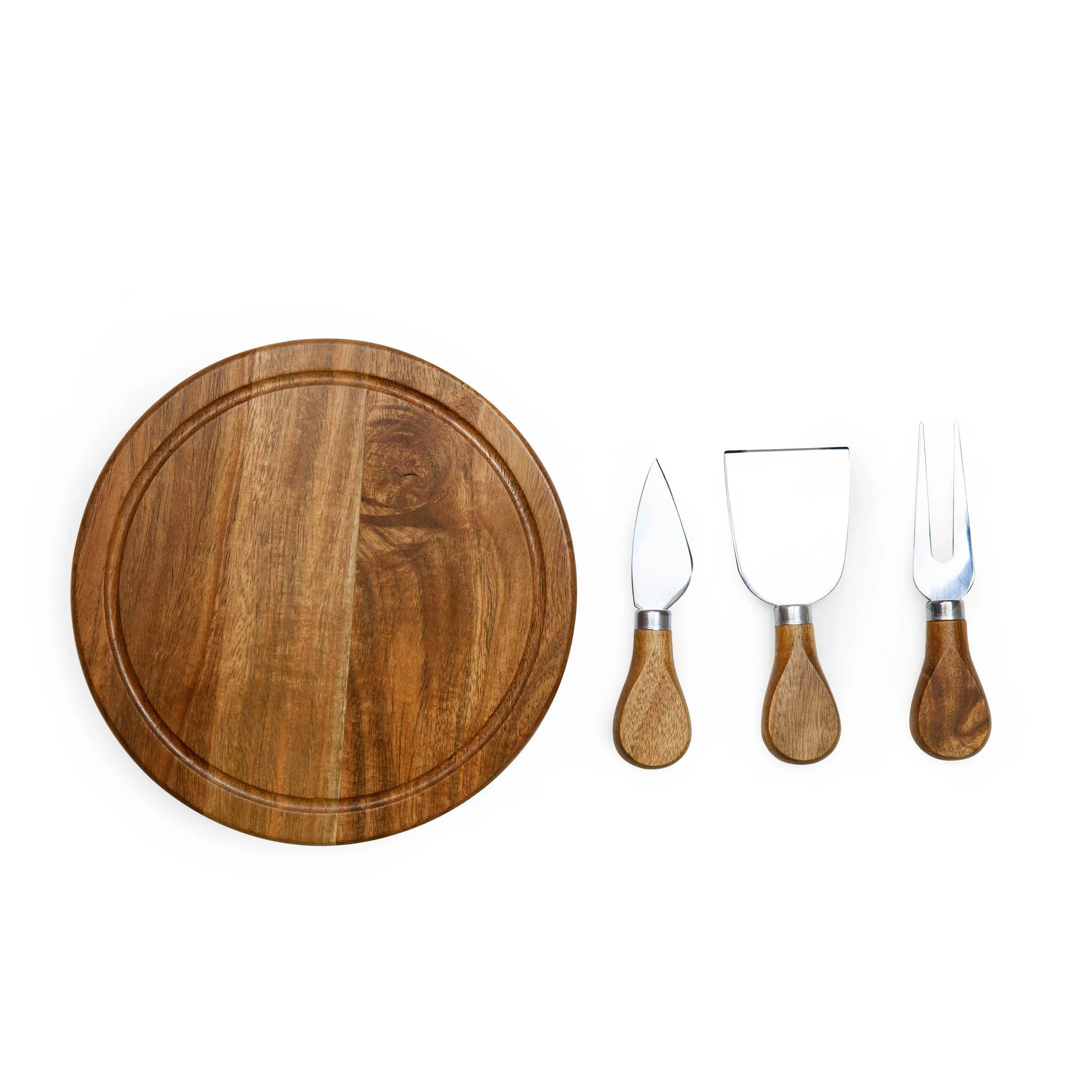 Acacia Brie Cheese Cutting Board & Tools - Image 17
