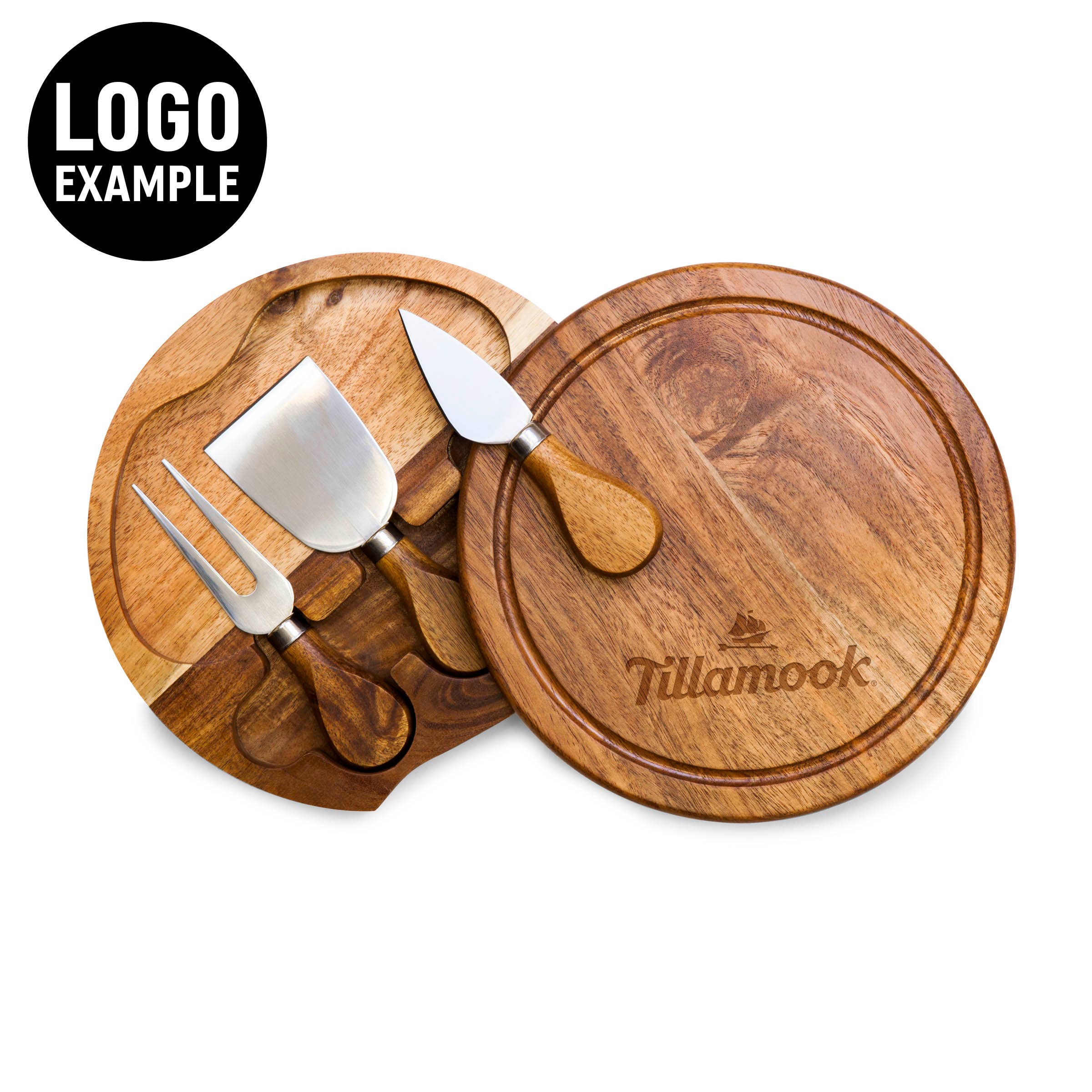 Acacia Brie Cheese Cutting Board & Tools - Image 18