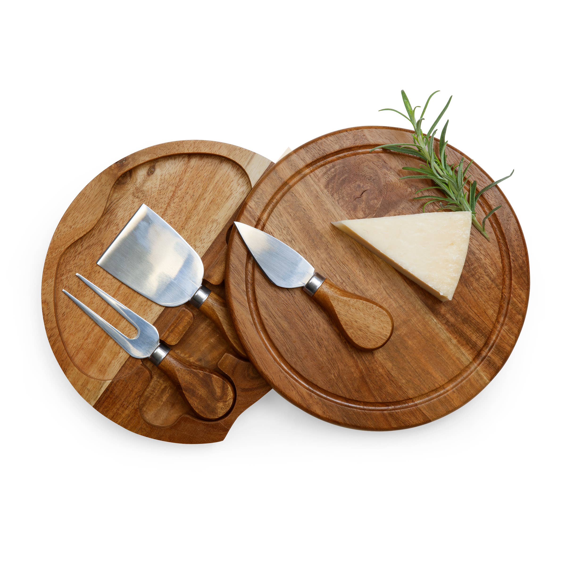 Acacia Brie Cheese Cutting Board & Tools - Image 4