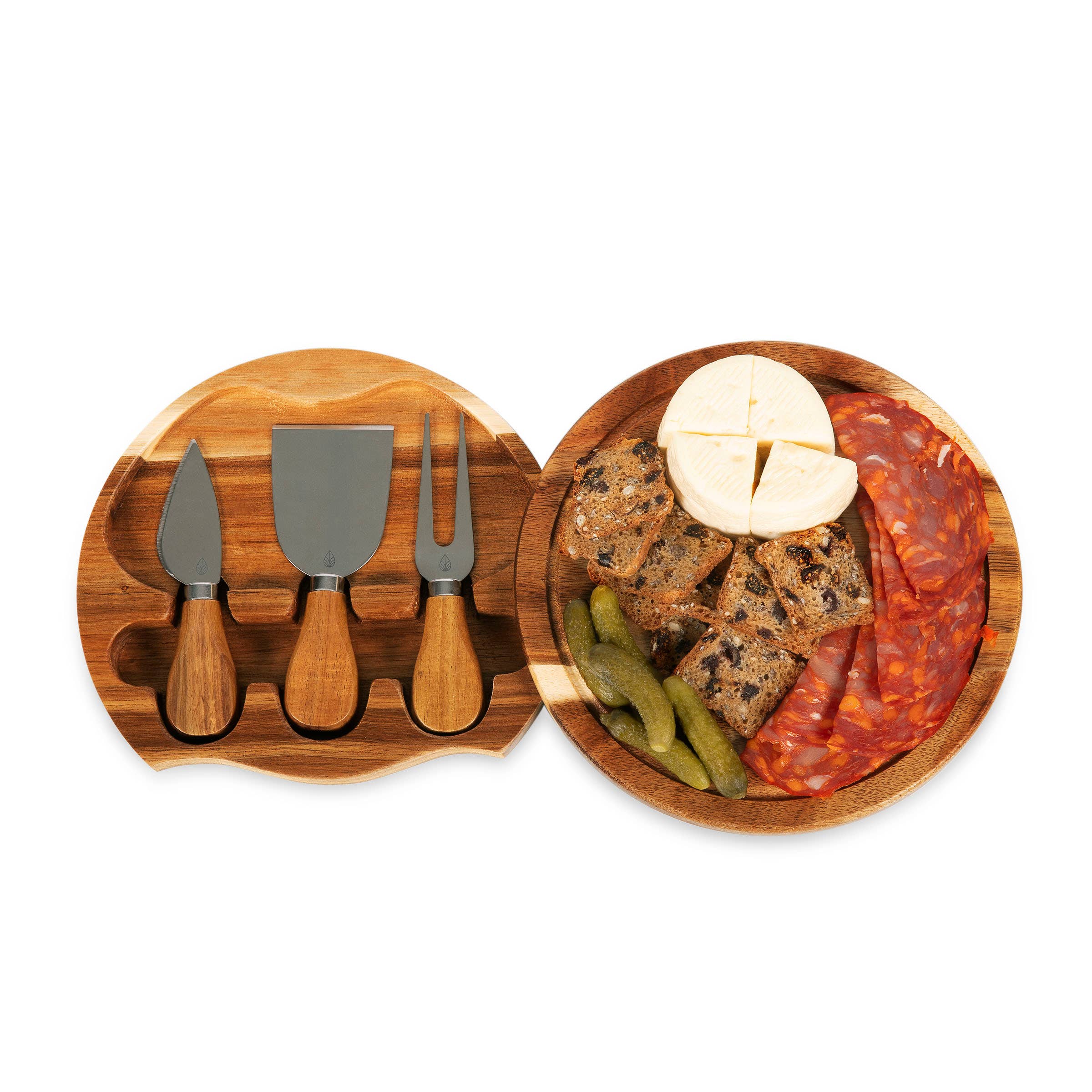 Acacia Brie Cheese Cutting Board & Tools - Image 6