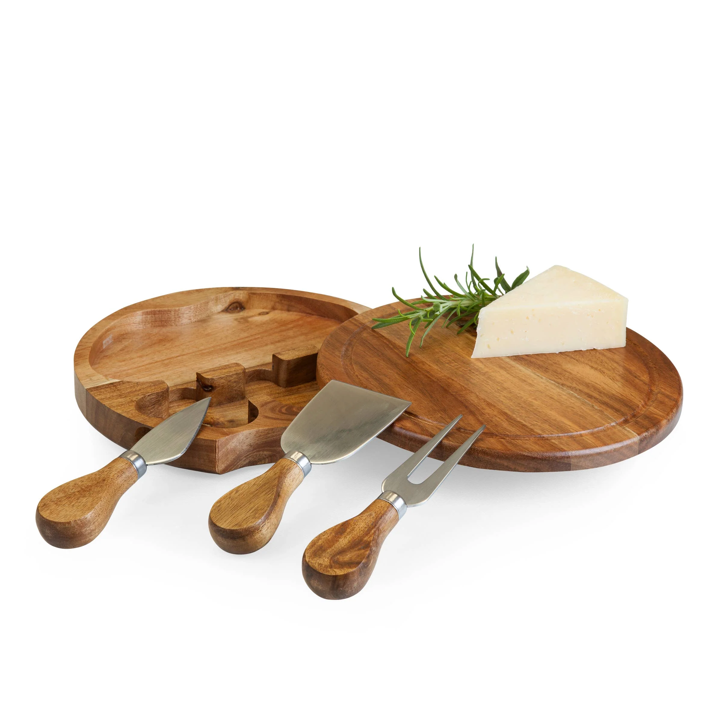 Acacia Brie Cheese Cutting Board & Tools - Image 8