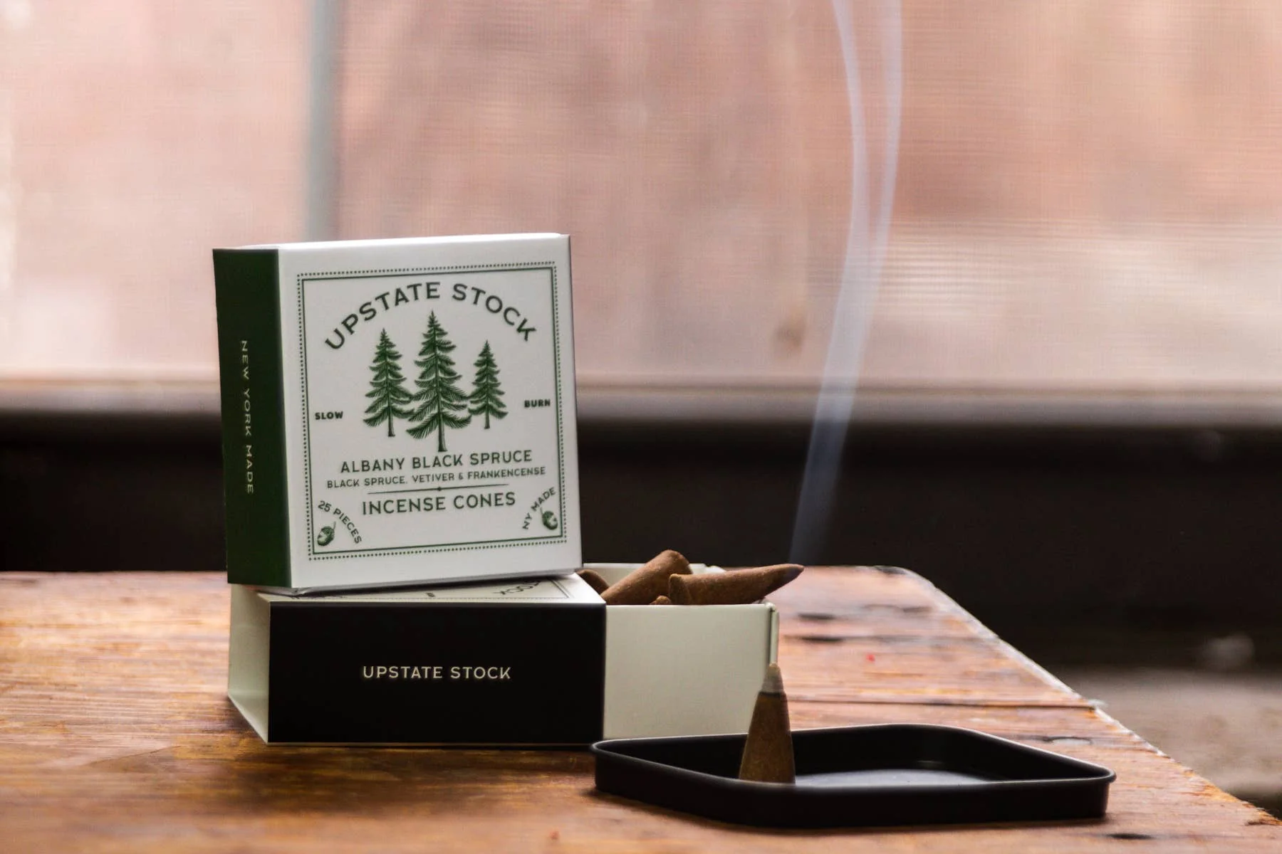 Albany Black Spruce - 25 Pack Incense Cones - Upstate Stock - Image 4