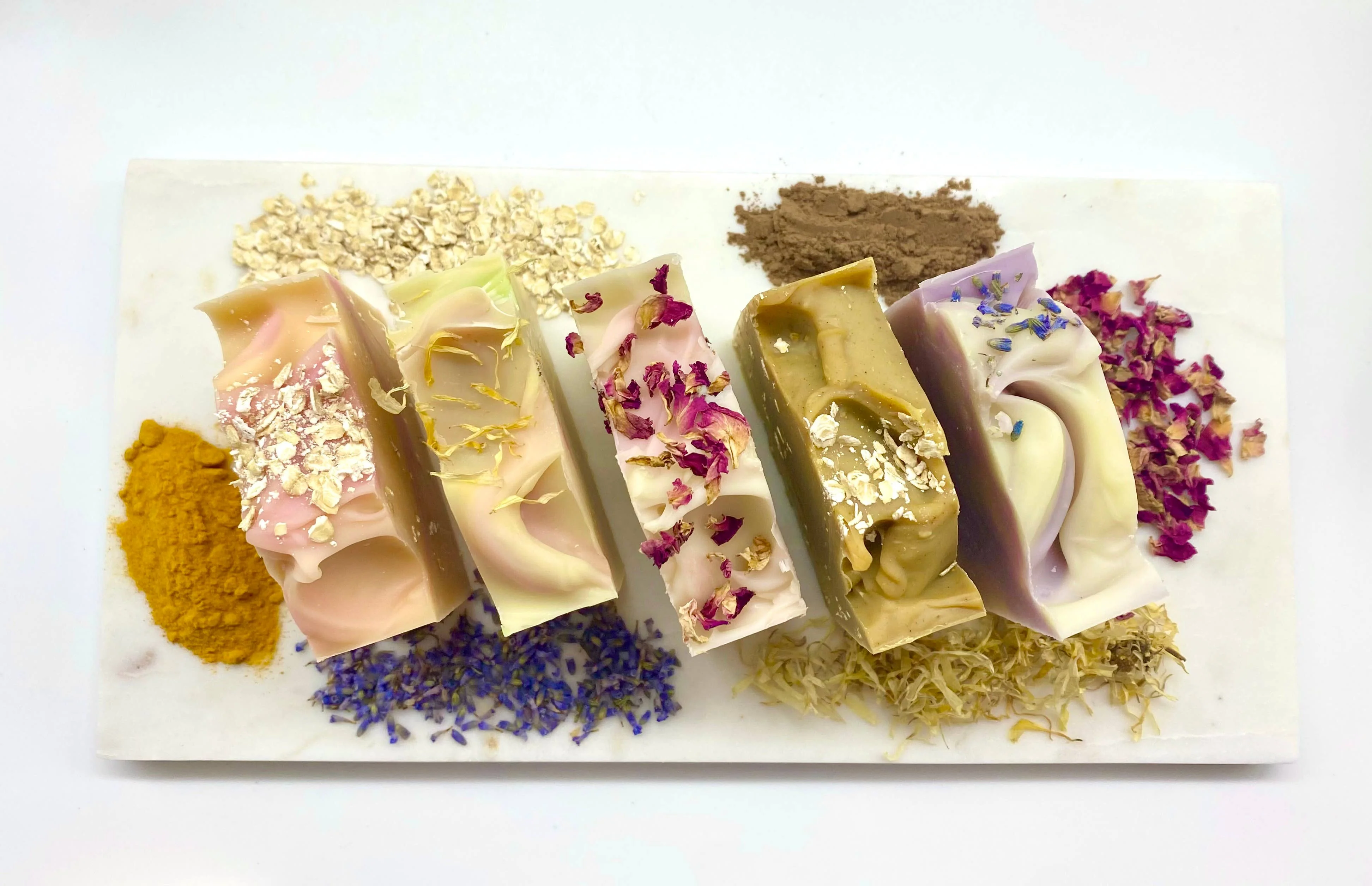 Aloe Vera Clover Handmade Soap Bar (Vegan) - Image 5
