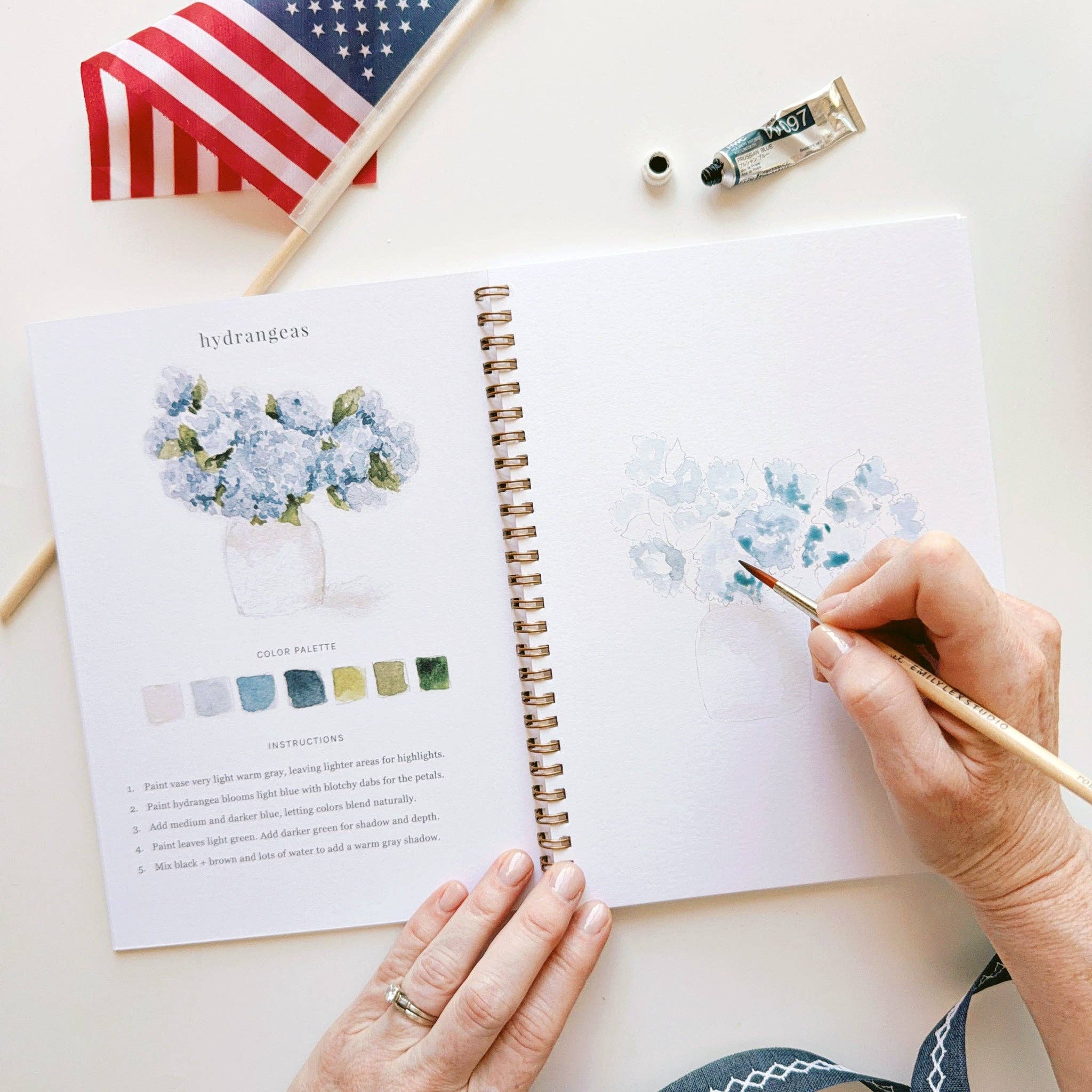 Americana watercolor workbook - Image 3