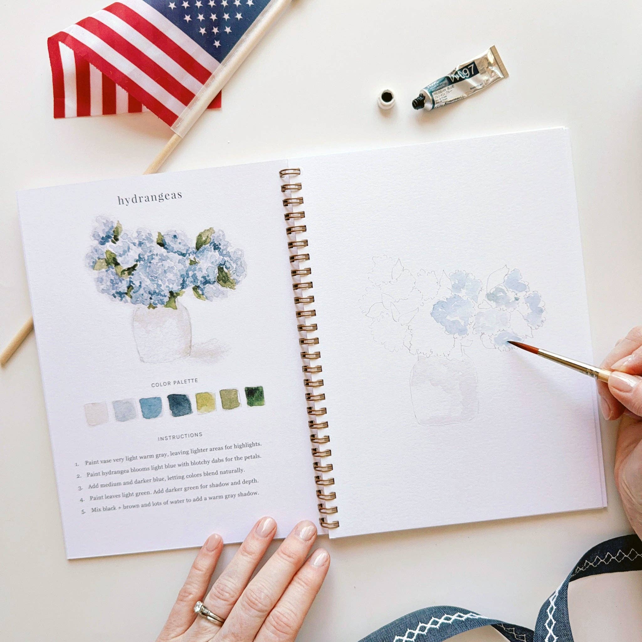 Americana watercolor workbook - Image 9