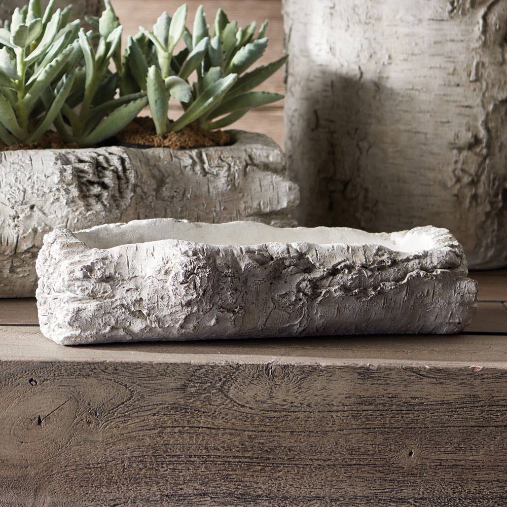 Aspen Log Planter 12.5" - Image 2