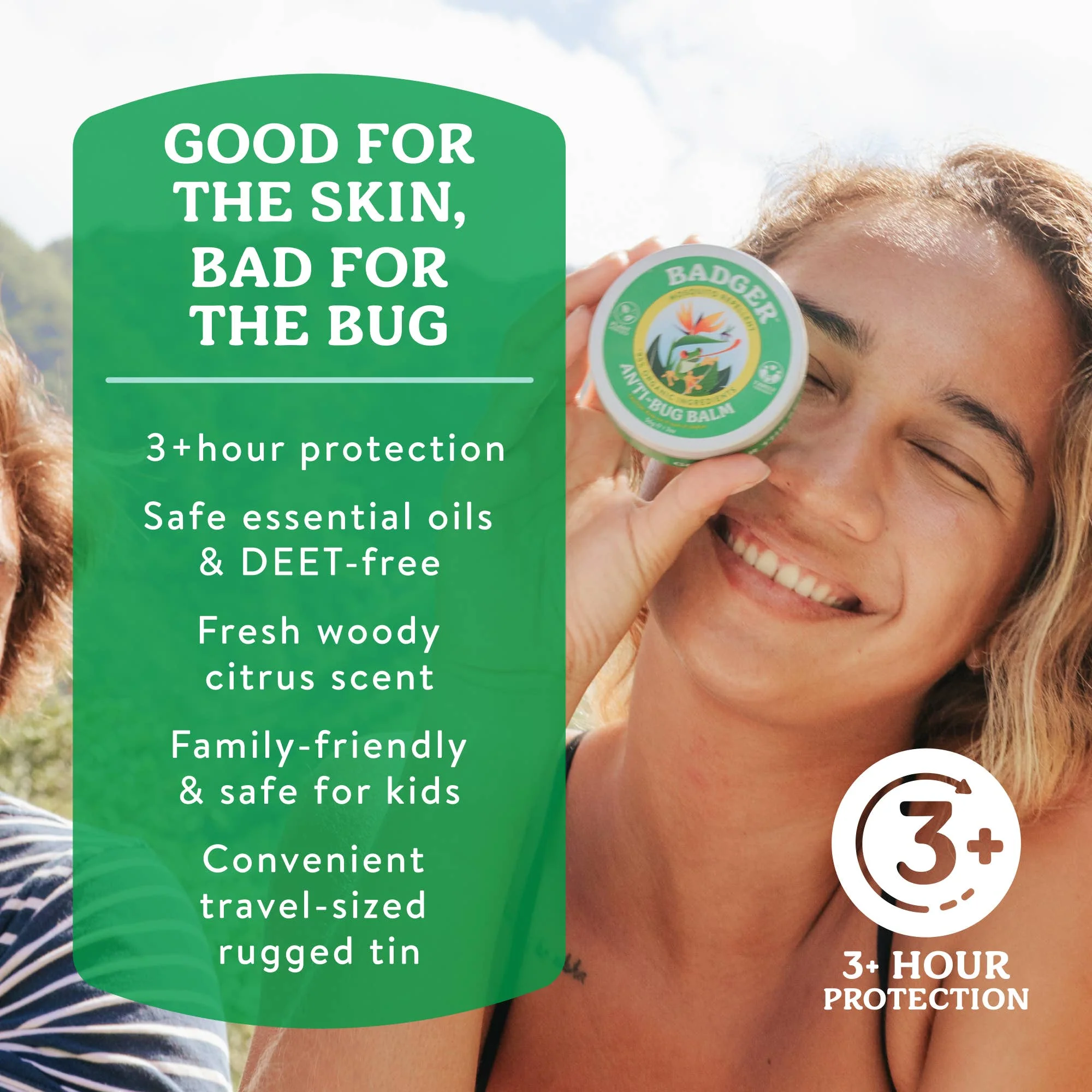 Badger Bug Repellent Tin, Organic and Deet-Free - Image 3