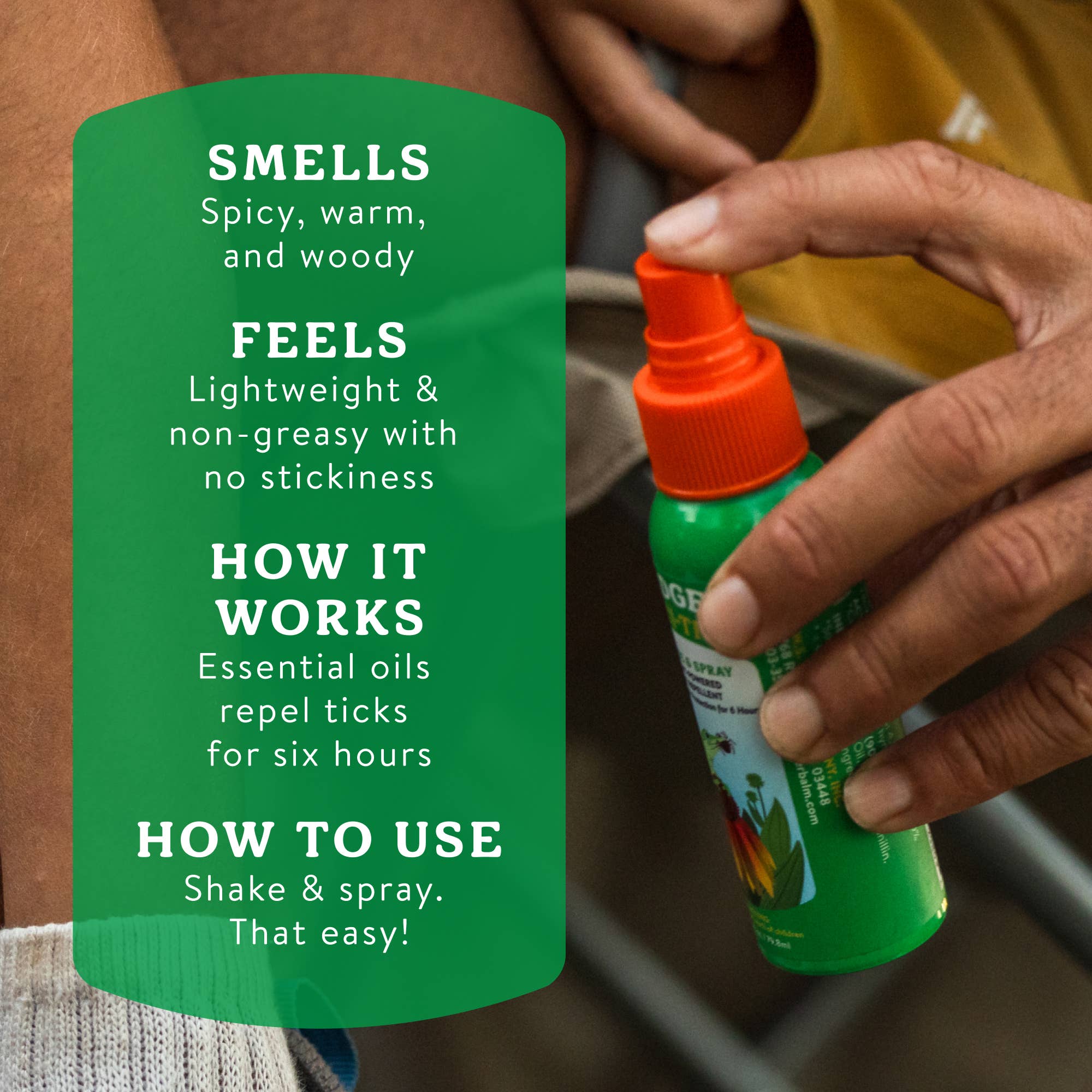 Badger Tick Spray, All Natural Tick Repellent, Deet-Free - Image 7
