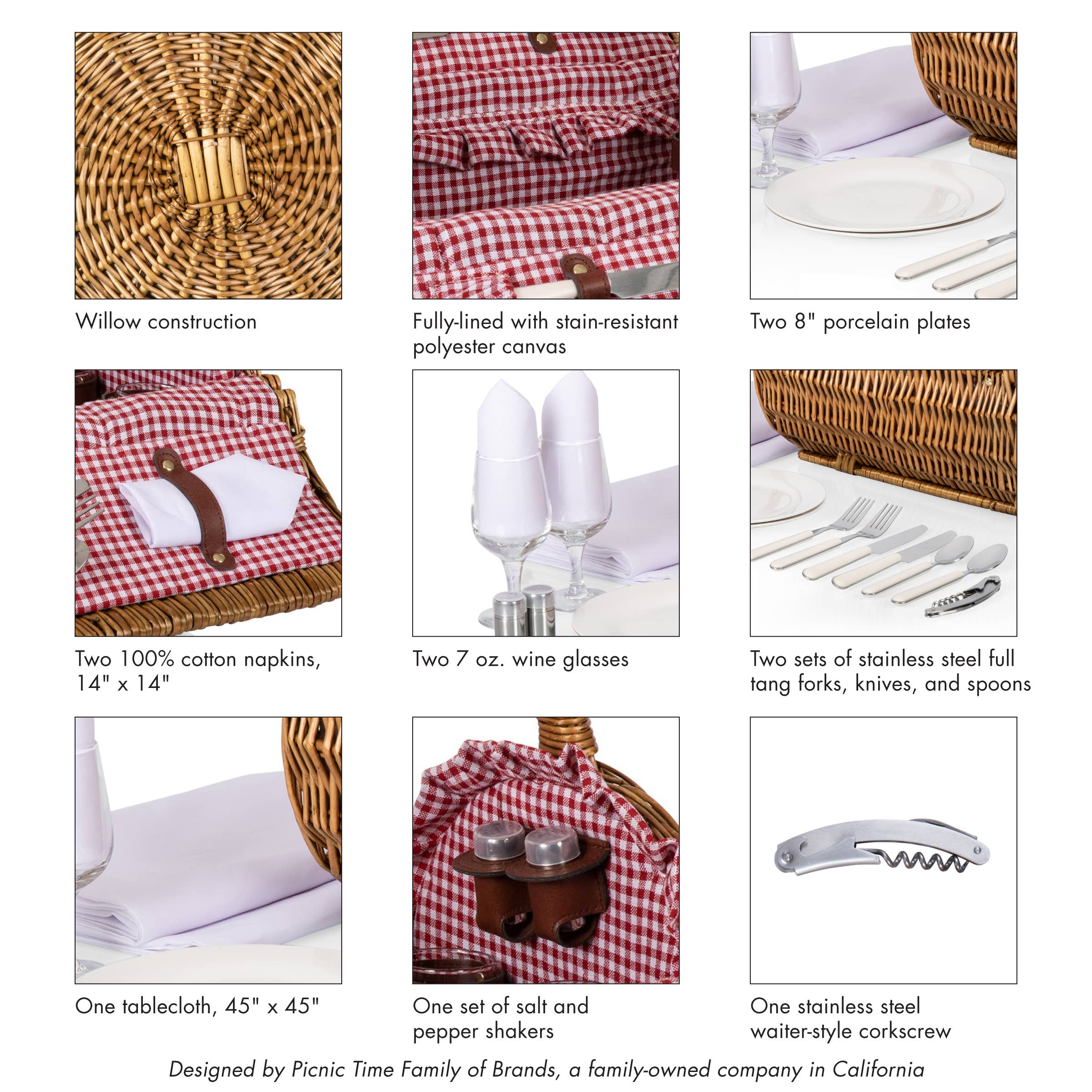 Barrel Picnic Basket - Image 8