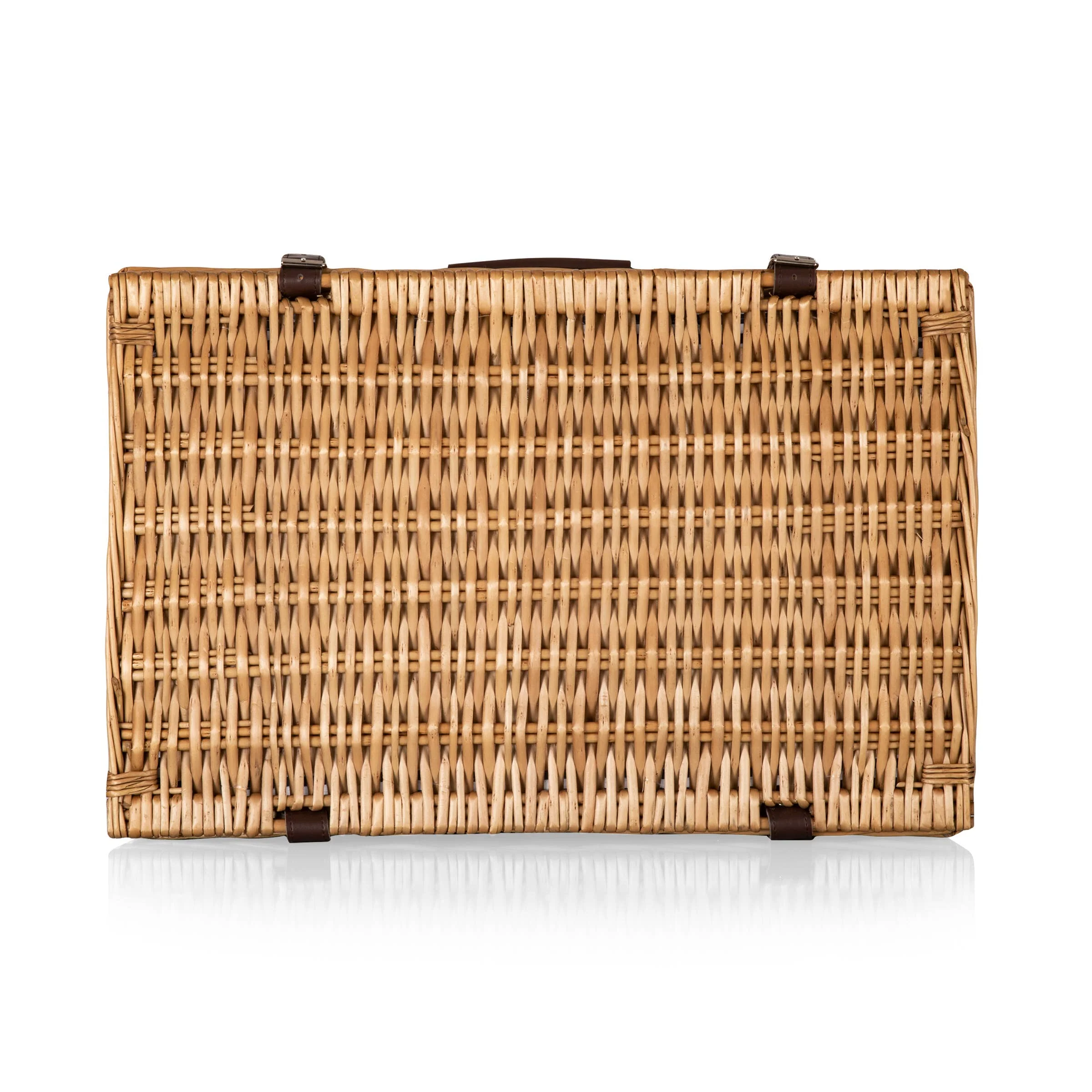 Belmont Picnic Basket, (Navy Blue & White Stripe) - Image 6