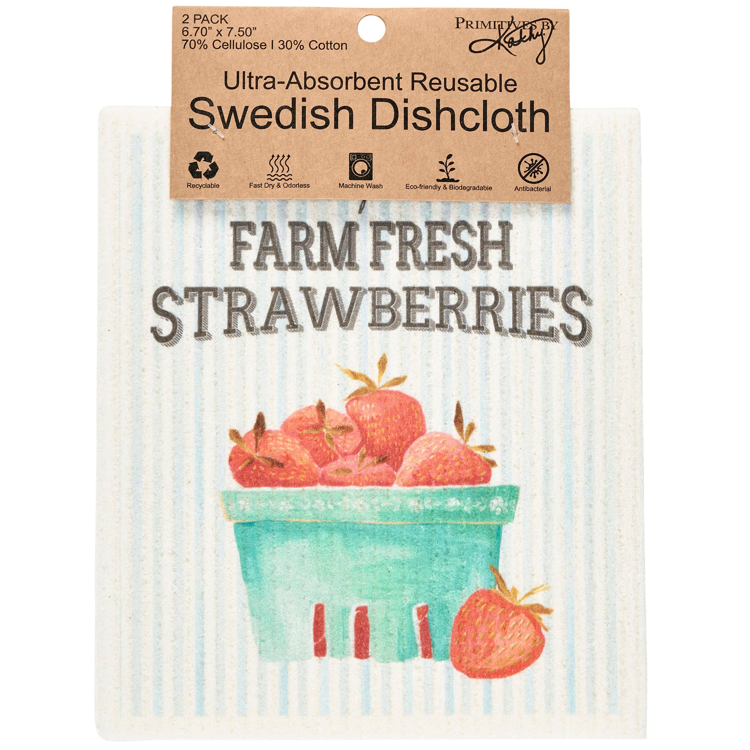 Berry Swedish Dishcloth Set - Image 4