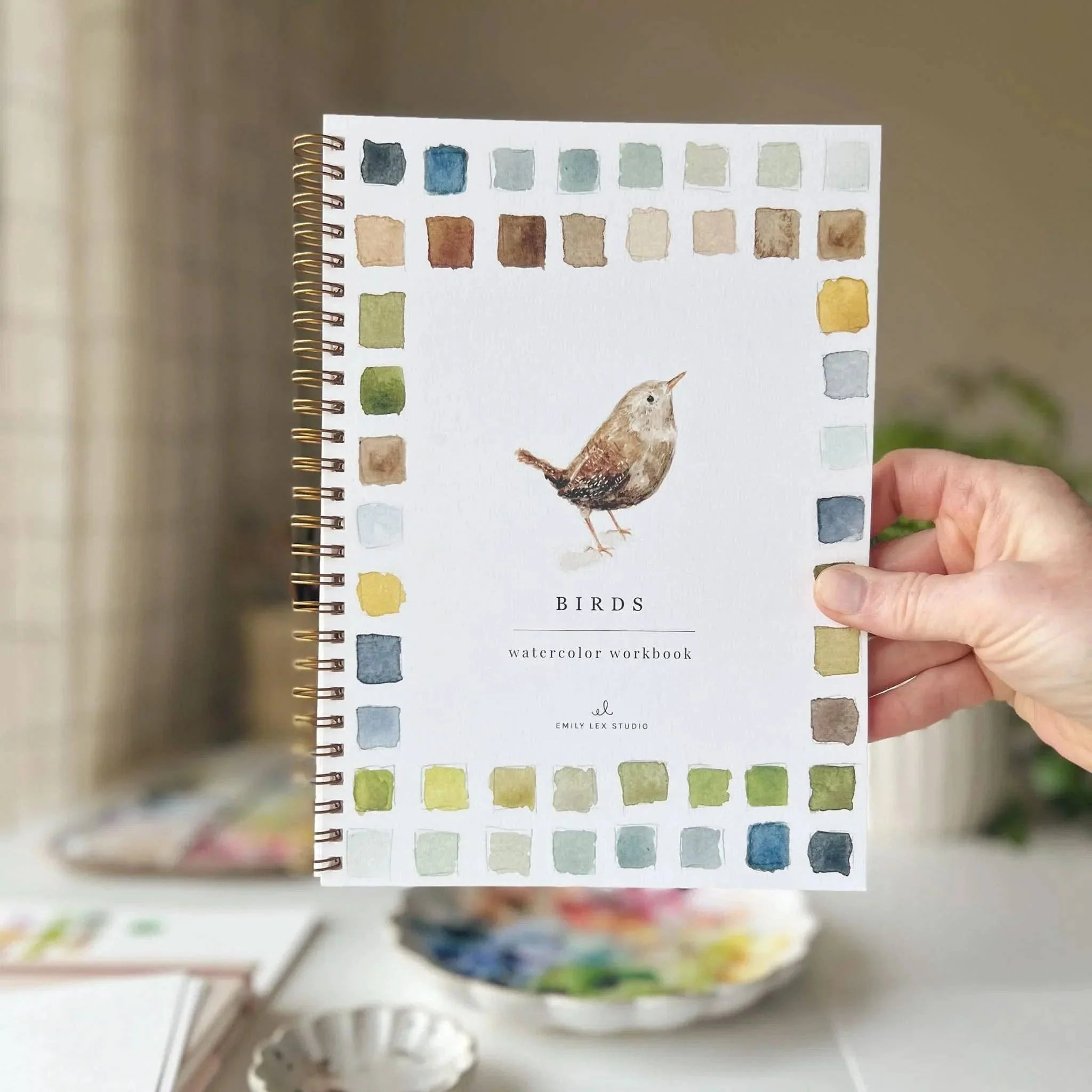 Birds watercolor workbook - Image 9