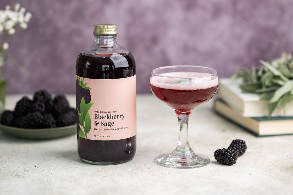 Blackberry & Sage Cocktail Mixer and Mocktail Mixer, 16 fl oz - Image 7