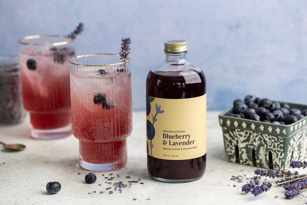 Blueberry and Lavender Cocktail Mixer and Mocktail Mixer, 16 fl oz - Image 5