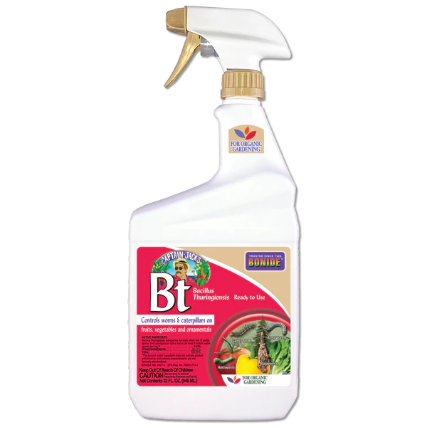 BONIDE Bt. Thuricide Liquid - Controls Worms and Caterpillars RTU