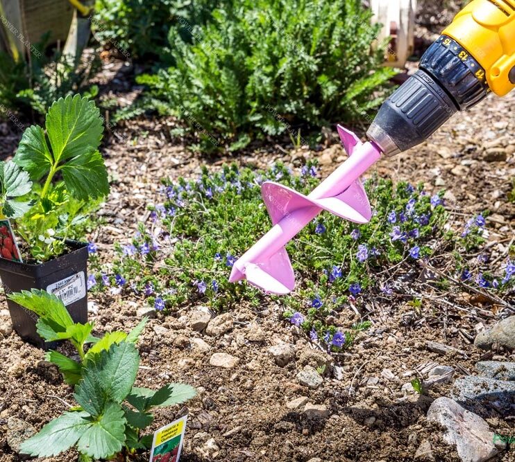 Bulb Planting Auger & Bedding Plant Tool (3" x 7") - Image 11