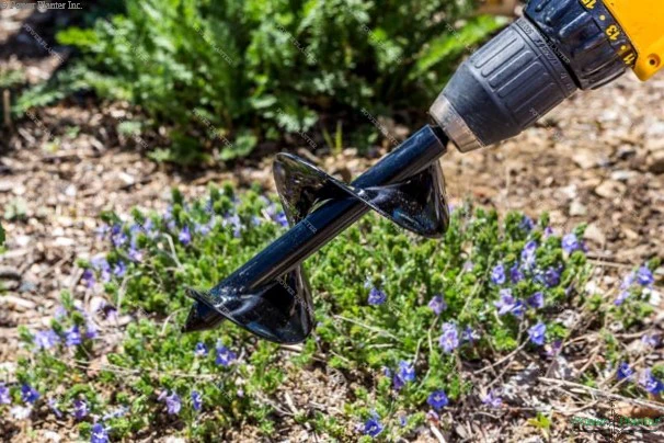 Bulb Planting Auger & Bedding Plant Tool (3" x 7") - Image 8