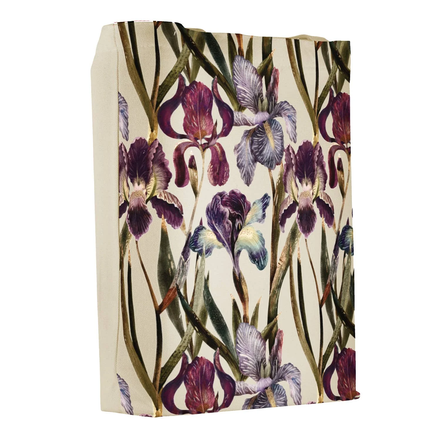 Canvas Shopper Bag - Irises - Image 3