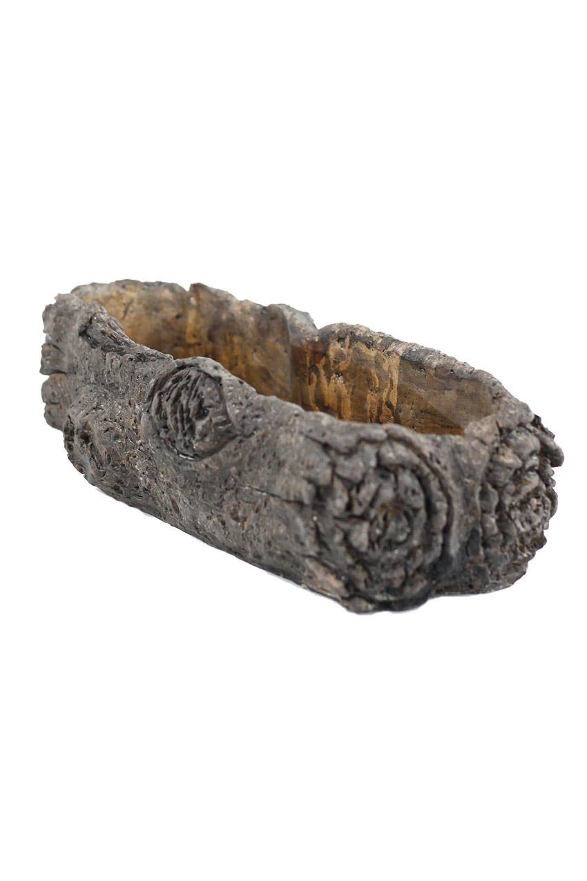 Cement Log Planter - Image 2