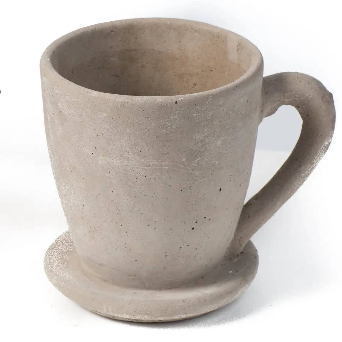 Cement Tea Mug Planter - Image 3