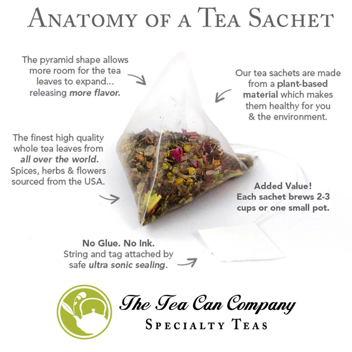 Chamomile Comfort Herbal Tea - 12 Tea Sachets - Tall Tin - Image 2