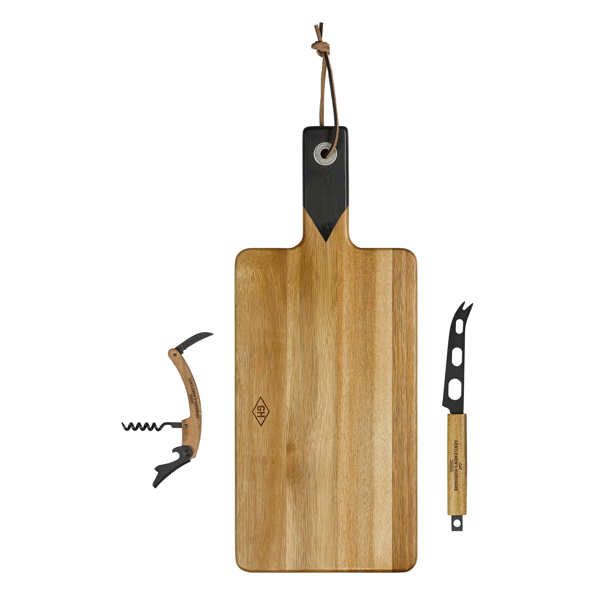 Cheese & Wine Set with Knife & Bottle Opener - Image 3