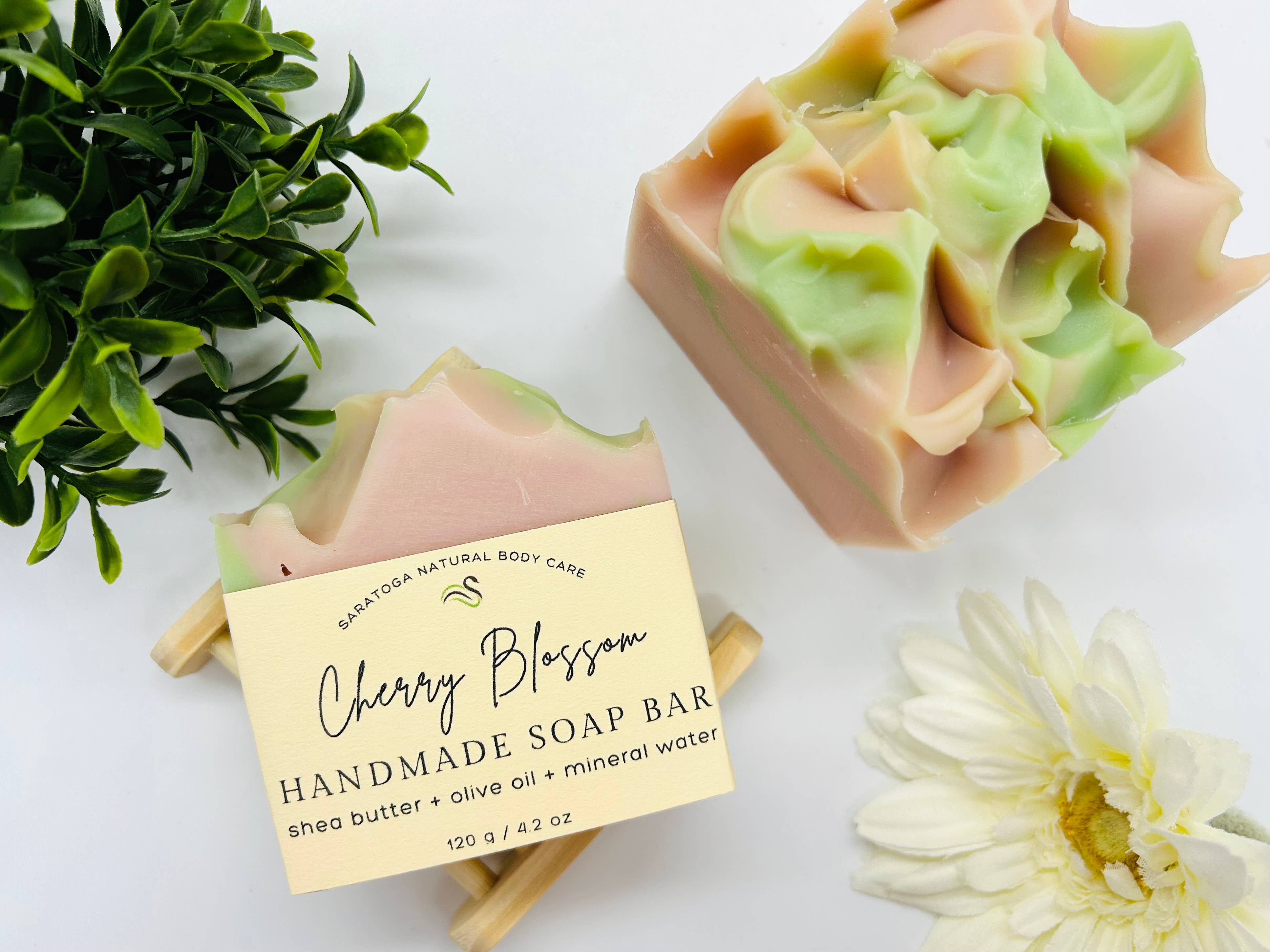 Cherry Blossom Handmade Soap Bar (VEGAN) - Image 6