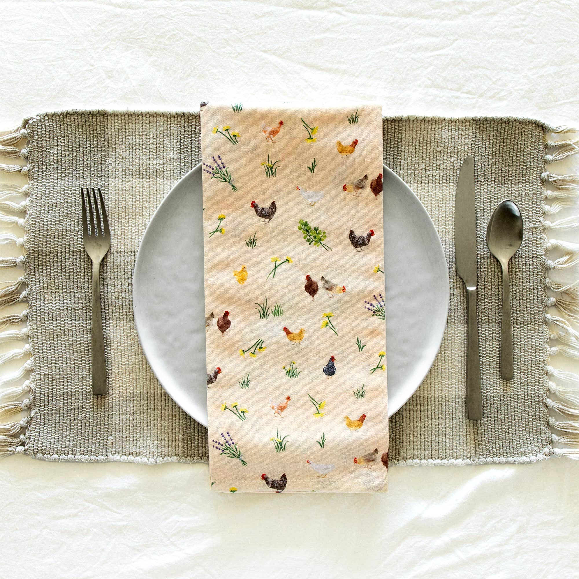 Chicken Meadows Kitchen Towel - Image 3