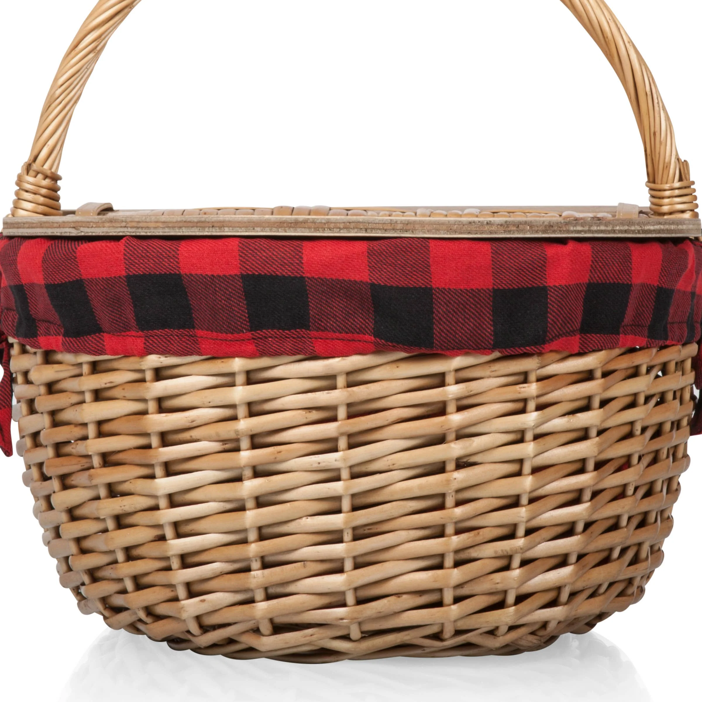 Country Vintage Picnic Wicker Basket - Image 20
