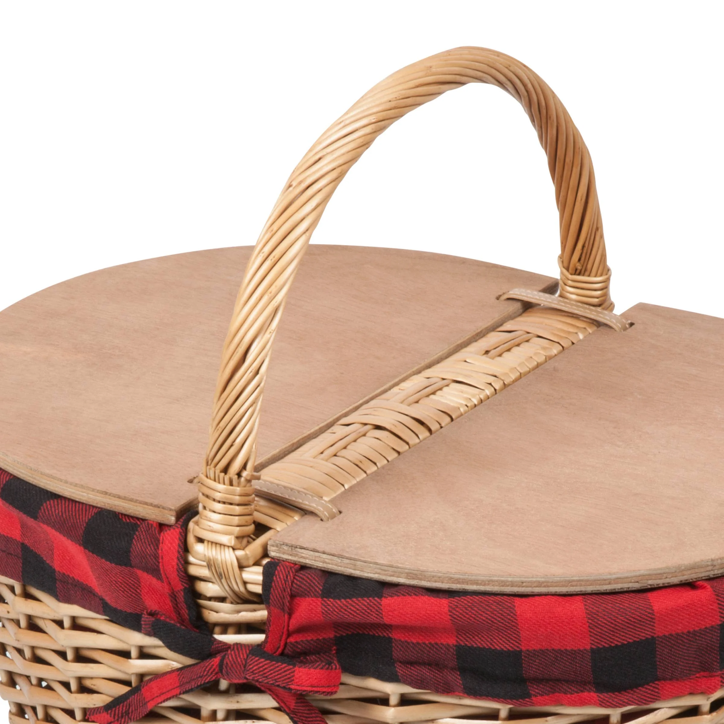 Country Vintage Picnic Wicker Basket - Image 21