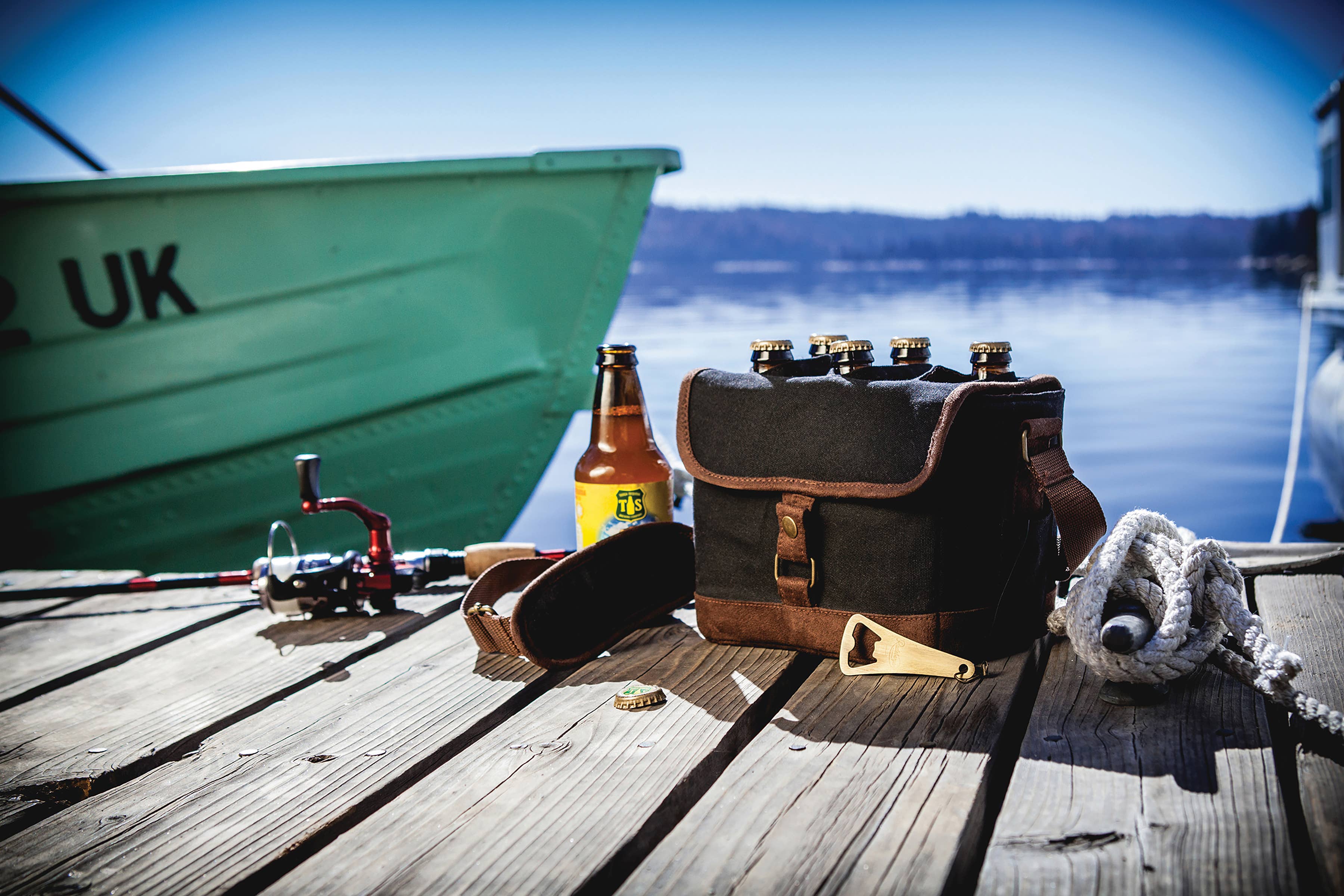 Craft Beer Caddy Cooler Tote with Opener - Image 9