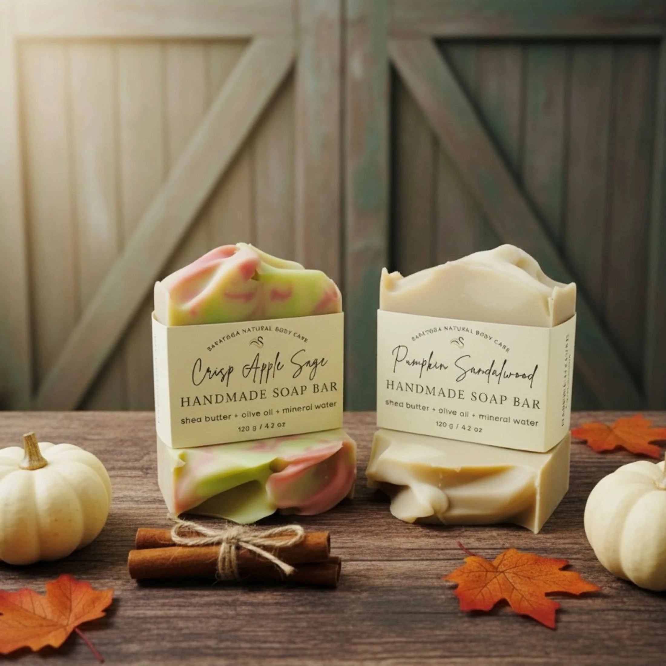 Crisp Apple Sage Handmade Soap Bar - Image 2