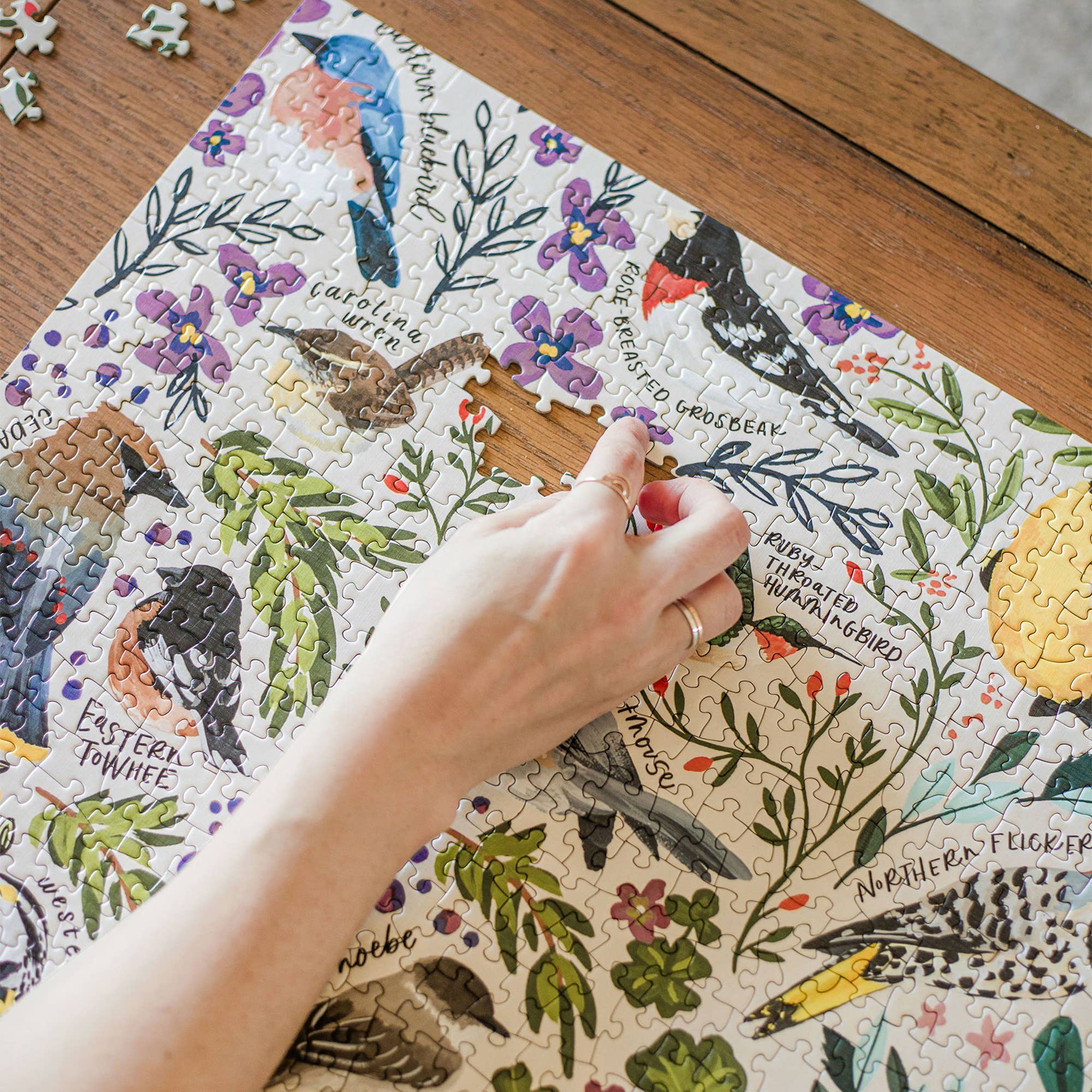 Feathered Friends - 1,000 Piece Bird Jigsaw Puzzle - Image 8