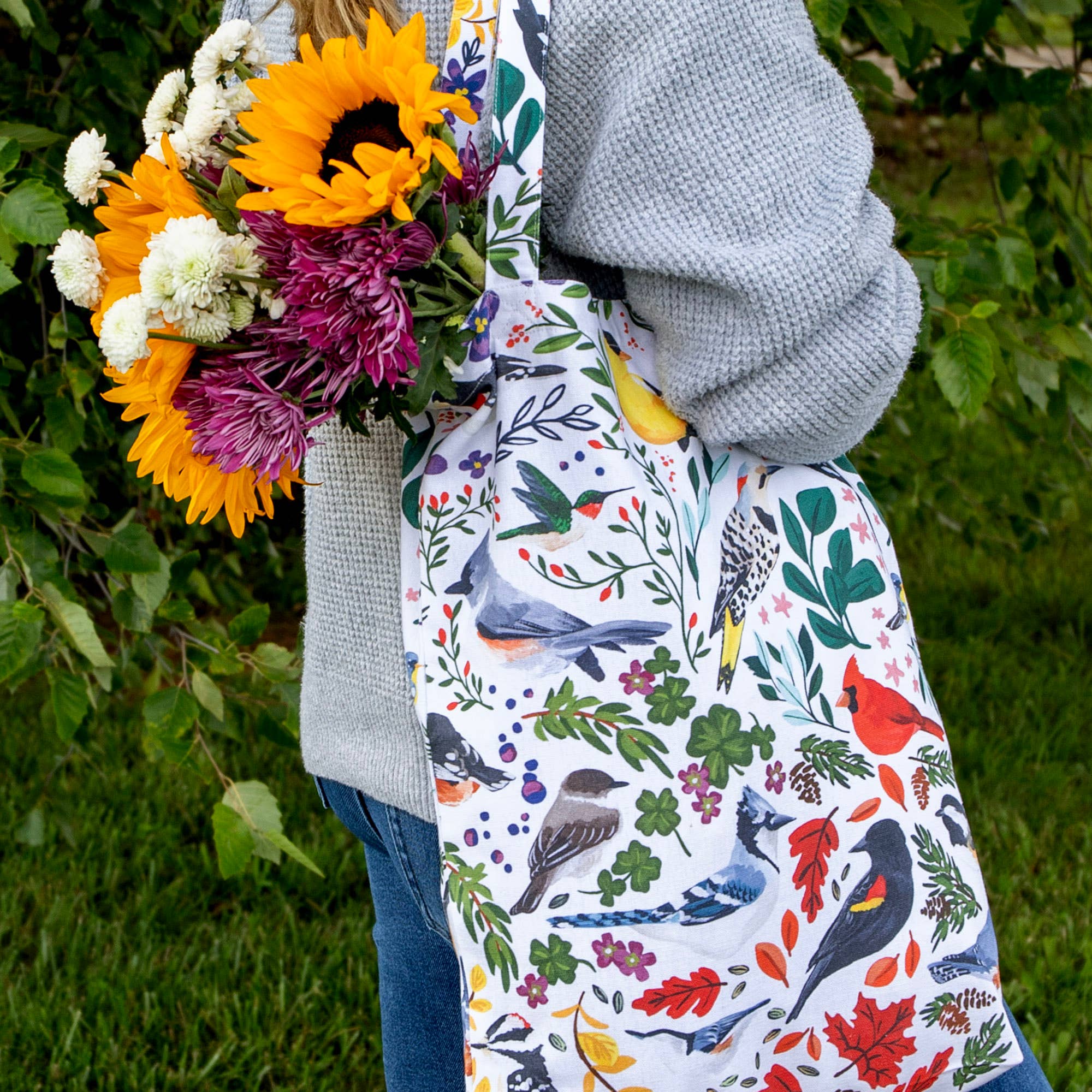 Feathered Friends Birds Tote - Image 2