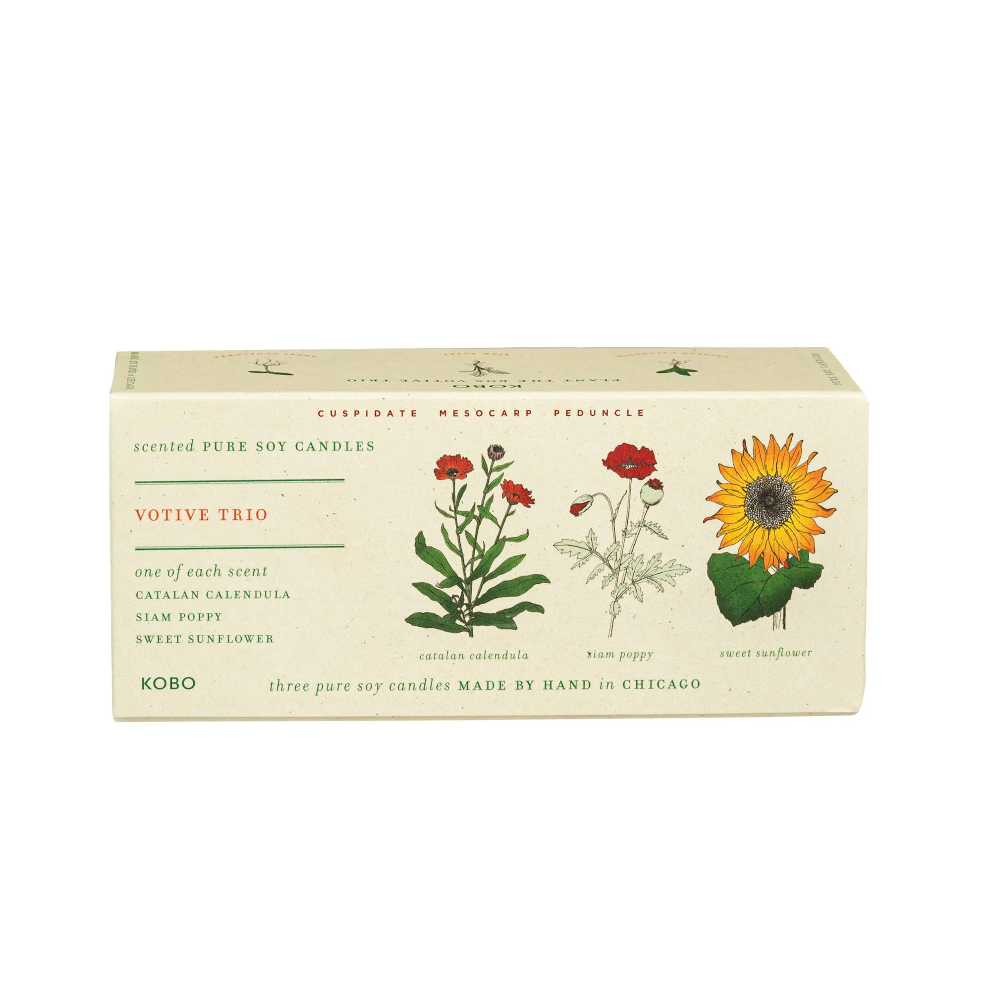Floral Bouquet - Plant the Box Votive Candle Trio - Image 5