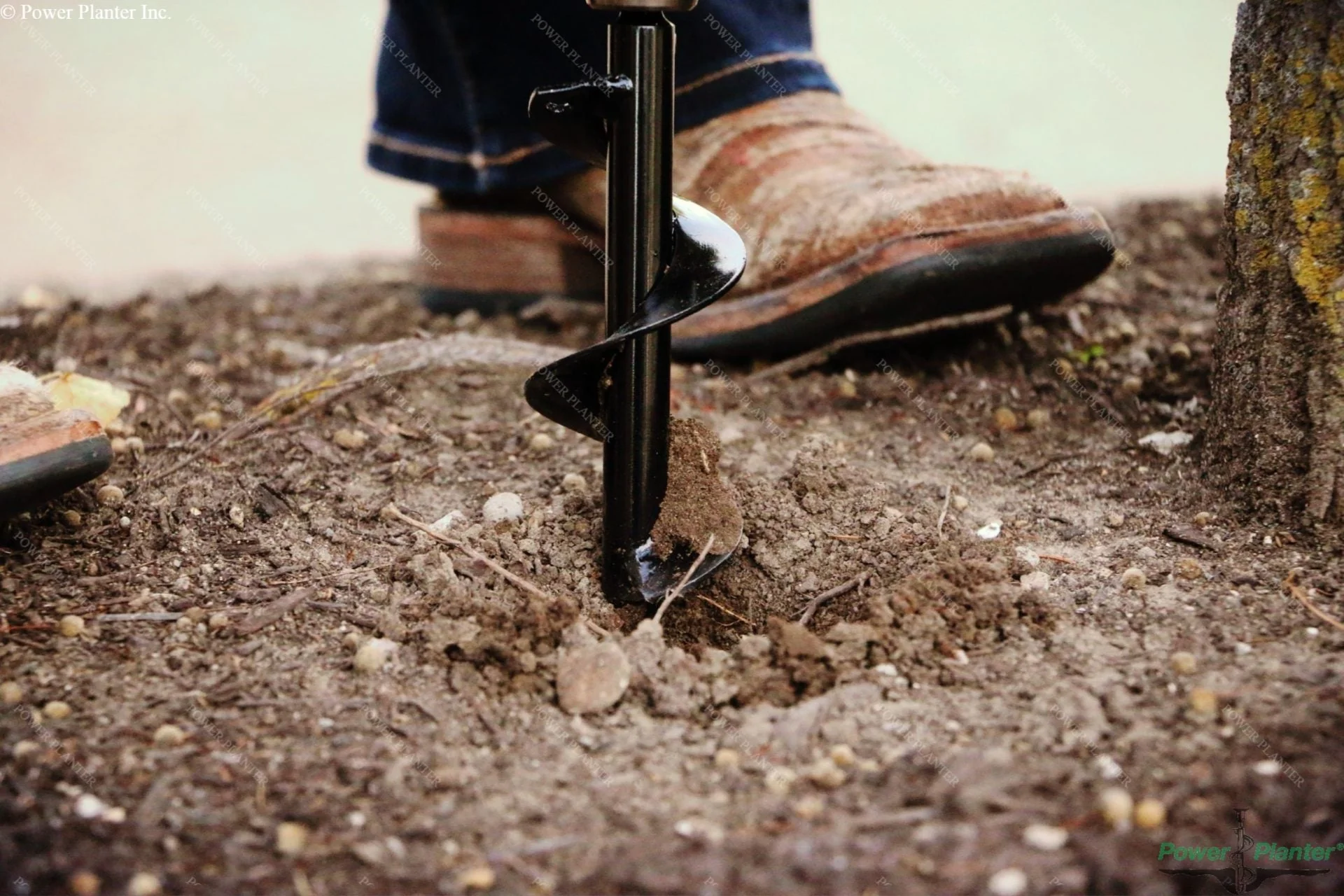 Flower Planting Auger & Grass Plug Tool (2" x 7") - Image 4