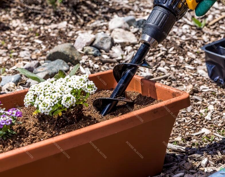 Flower Planting Auger & Grass Plug Tool (2" x 7") - Image 5