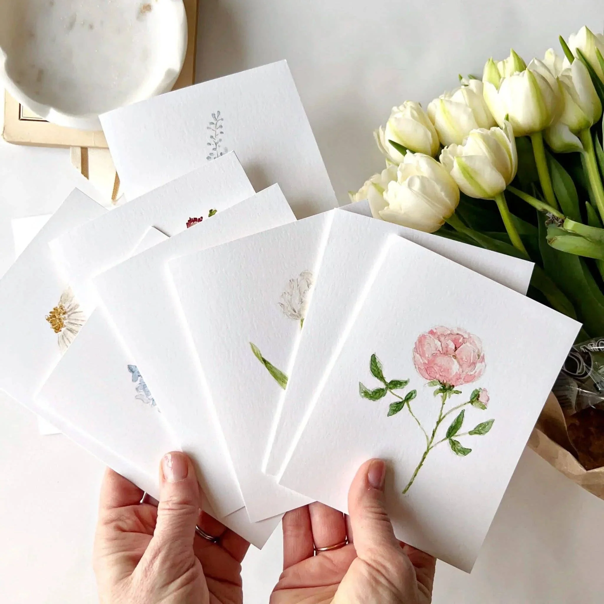 Garden flowers assorted notecard set - Image 2